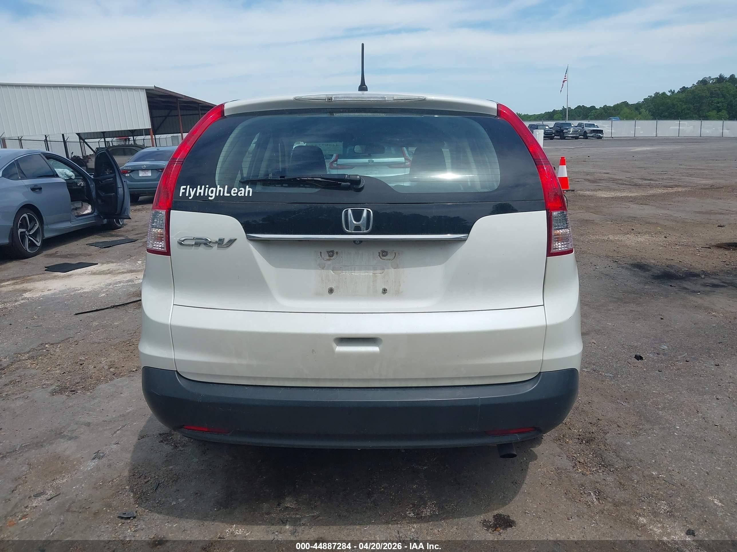 2013 Honda Cr-v Lx White vin: 5J6RM3H38DL048775
