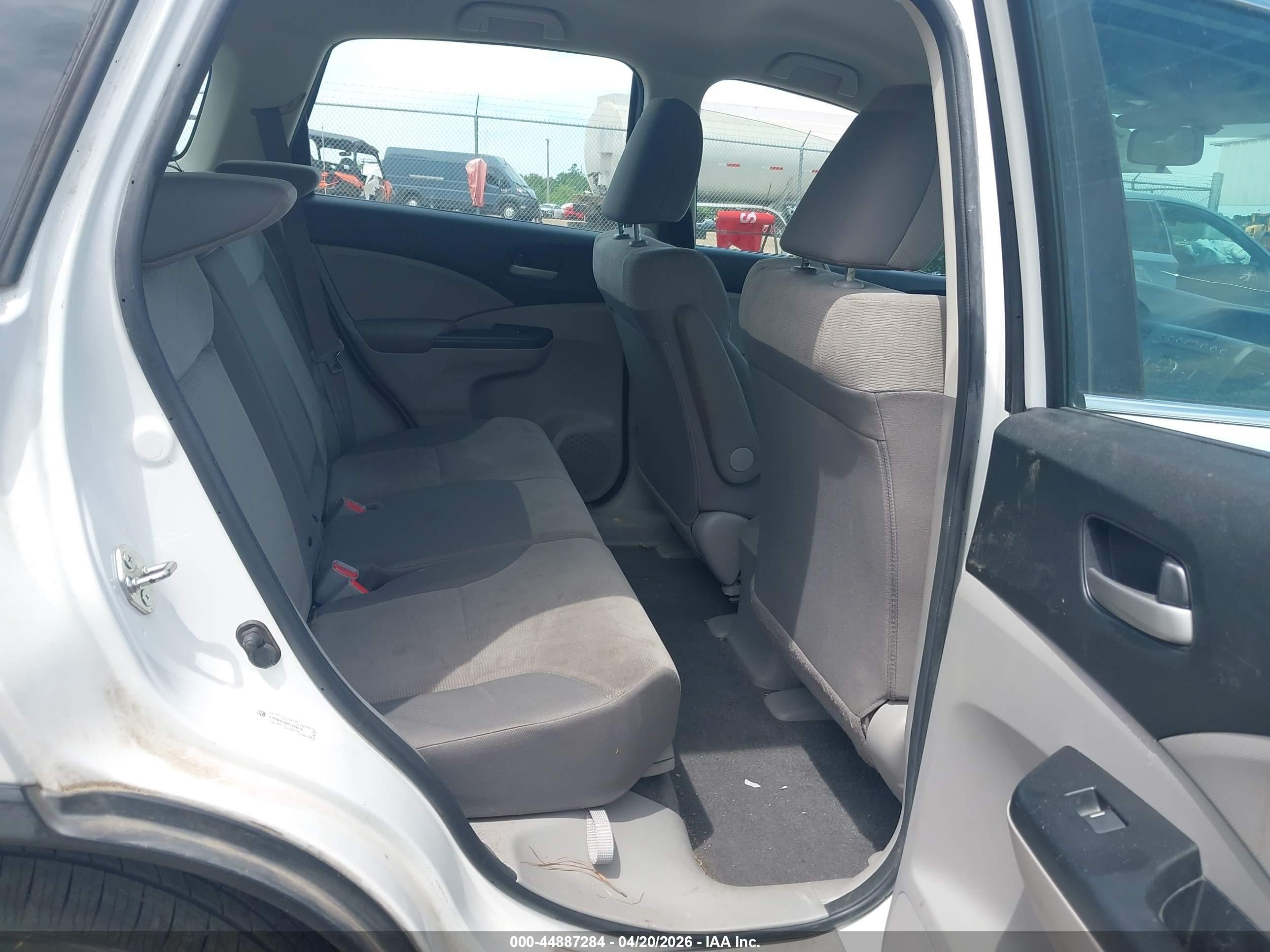 2013 Honda Cr-v Lx White vin: 5J6RM3H38DL048775