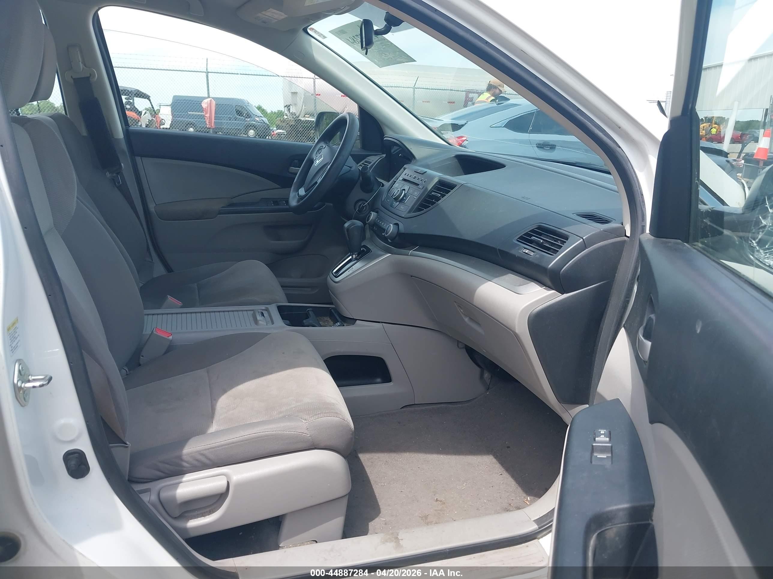 2013 Honda Cr-v Lx White vin: 5J6RM3H38DL048775