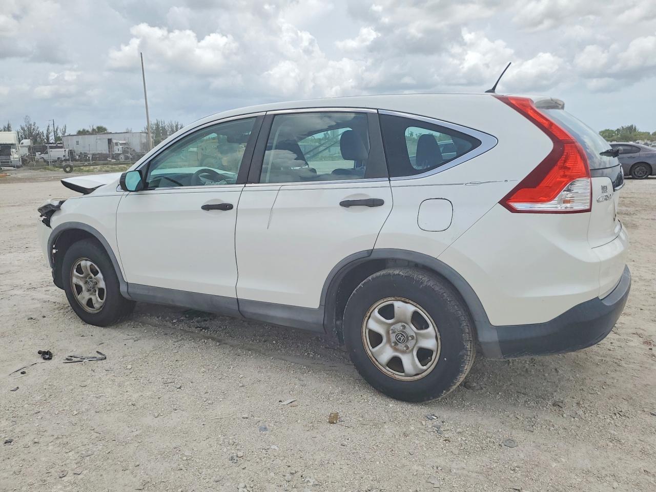 2013 Honda Cr-v Lx Белый vin: 5J6RM3H38DL049179