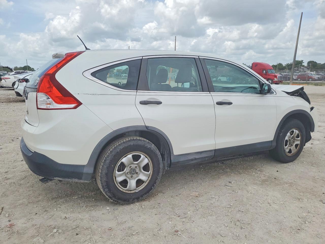 2013 Honda Cr-v Lx Белый vin: 5J6RM3H38DL049179