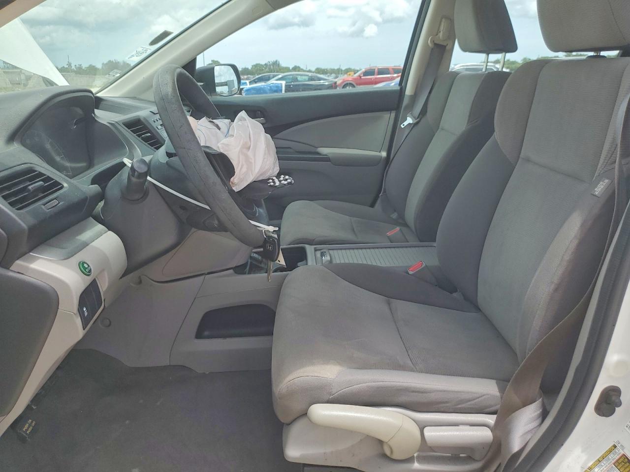 2013 Honda Cr-v Lx Белый vin: 5J6RM3H38DL049179