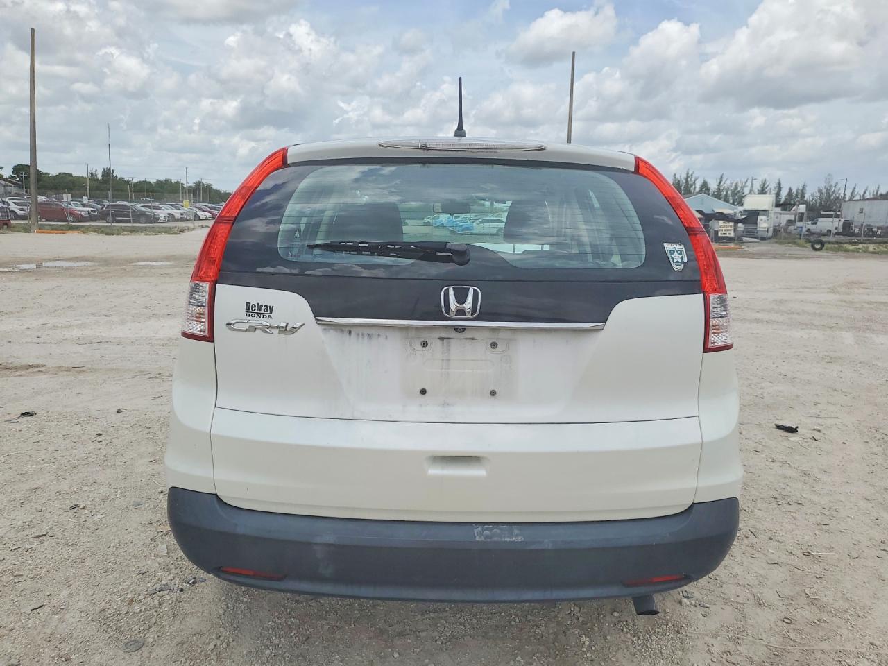 2013 Honda Cr-v Lx Белый vin: 5J6RM3H38DL049179
