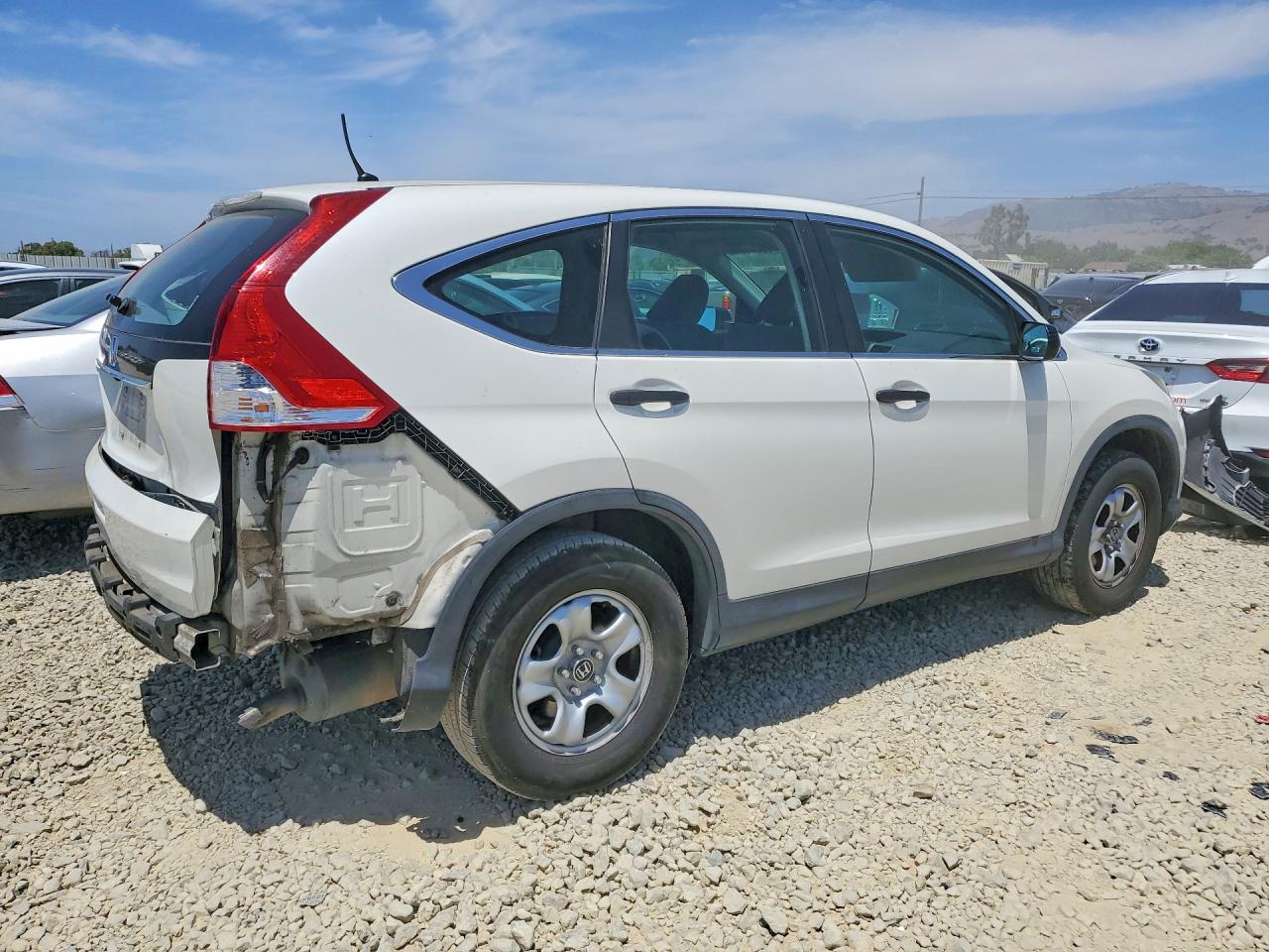 2014 Honda Cr-v Lx Белый vin: 5J6RM3H38EL043626