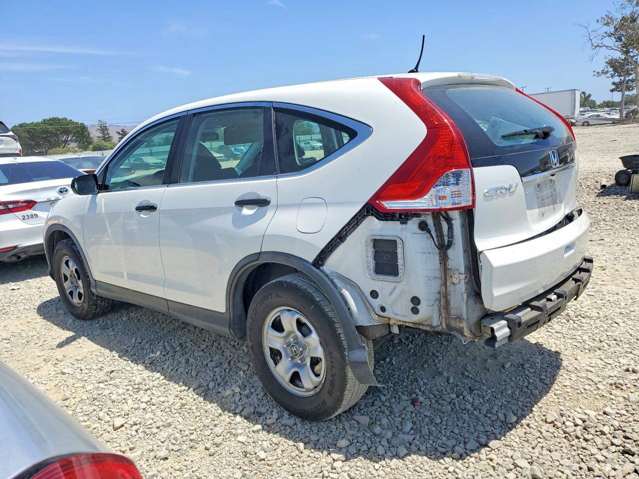 2014 Honda Cr-v Lx Белый vin: 5J6RM3H38EL043626