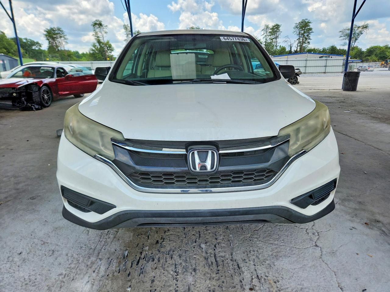 2015 Honda Cr-v Lx Белый vin: 5J6RM3H38FL013639