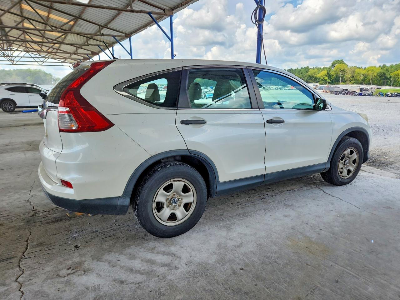 2015 Honda Cr-v Lx Белый vin: 5J6RM3H38FL013639