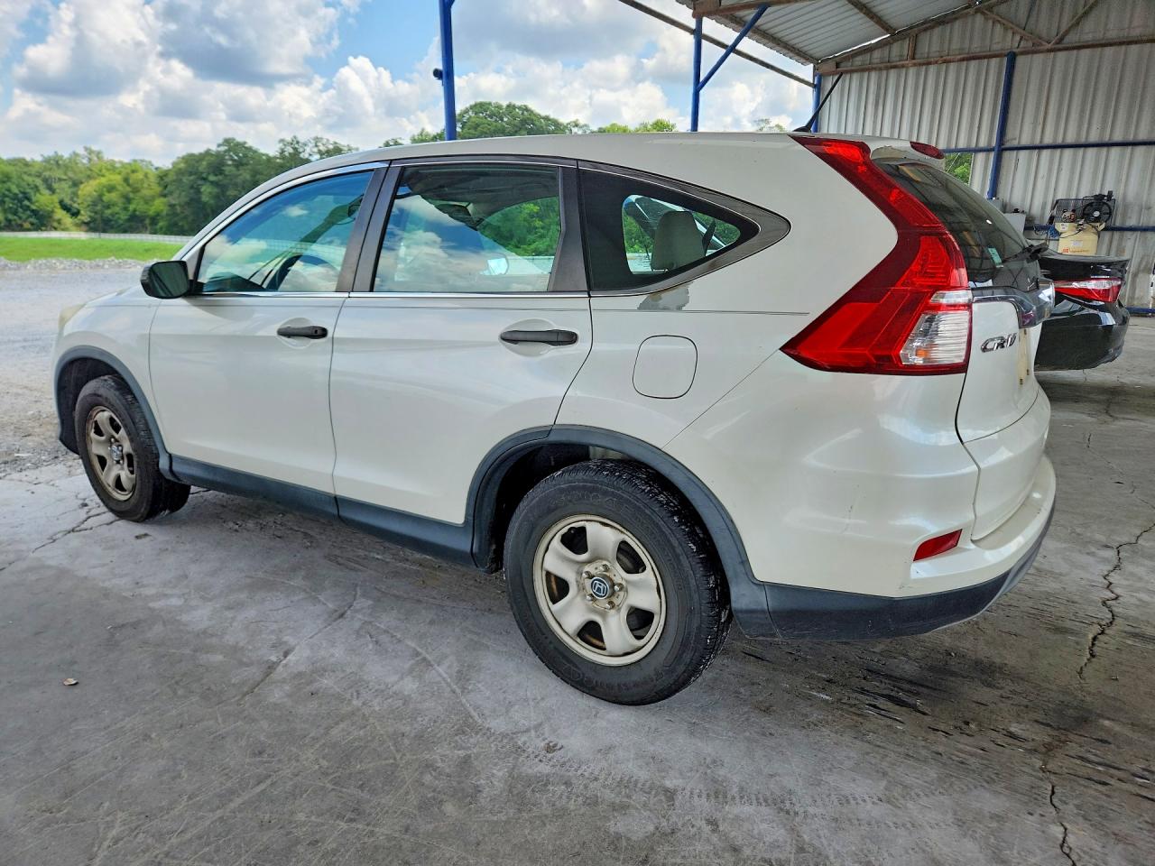 2015 Honda Cr-v Lx Белый vin: 5J6RM3H38FL013639