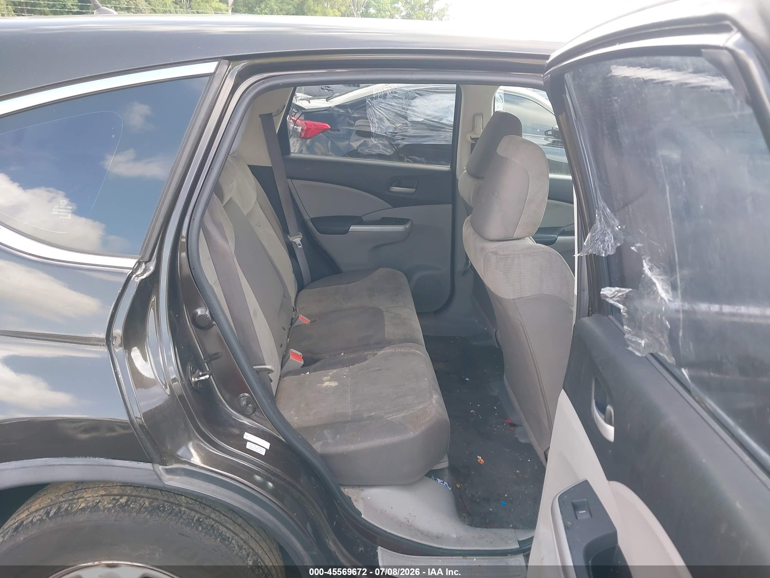 2012 Honda Cr-v Lx Brown vin: 5J6RM3H39CL012074