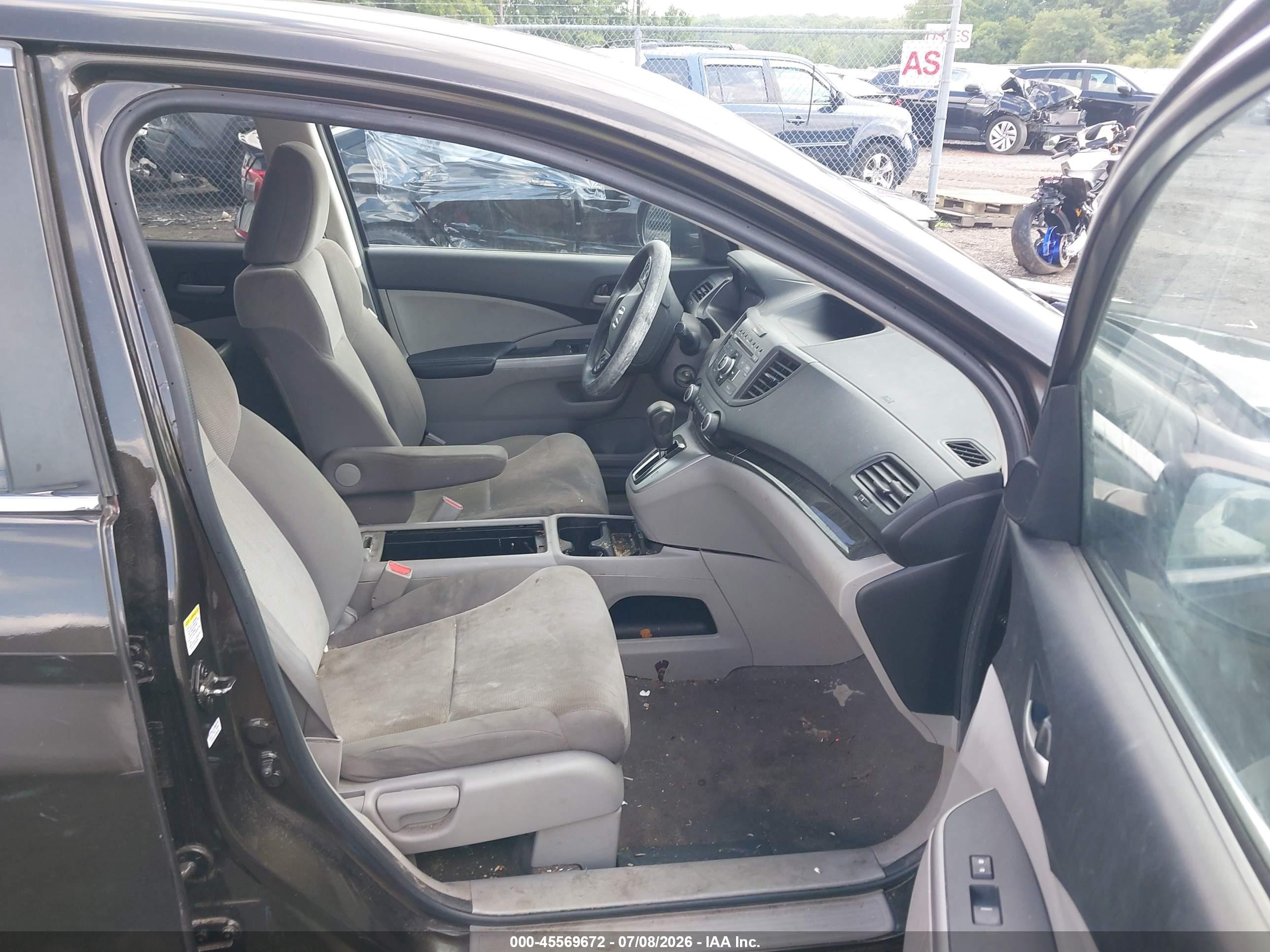 2012 Honda Cr-v Lx Brown vin: 5J6RM3H39CL012074