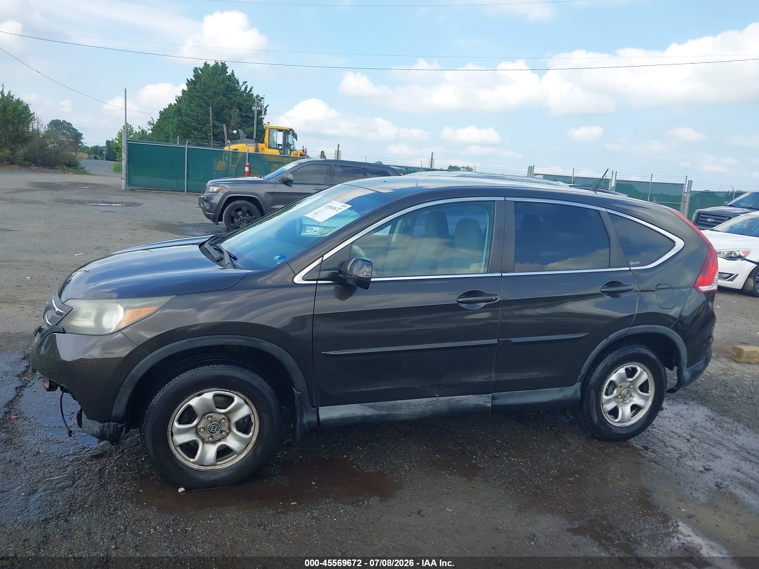 2012 Honda Cr-v Lx Brown vin: 5J6RM3H39CL012074