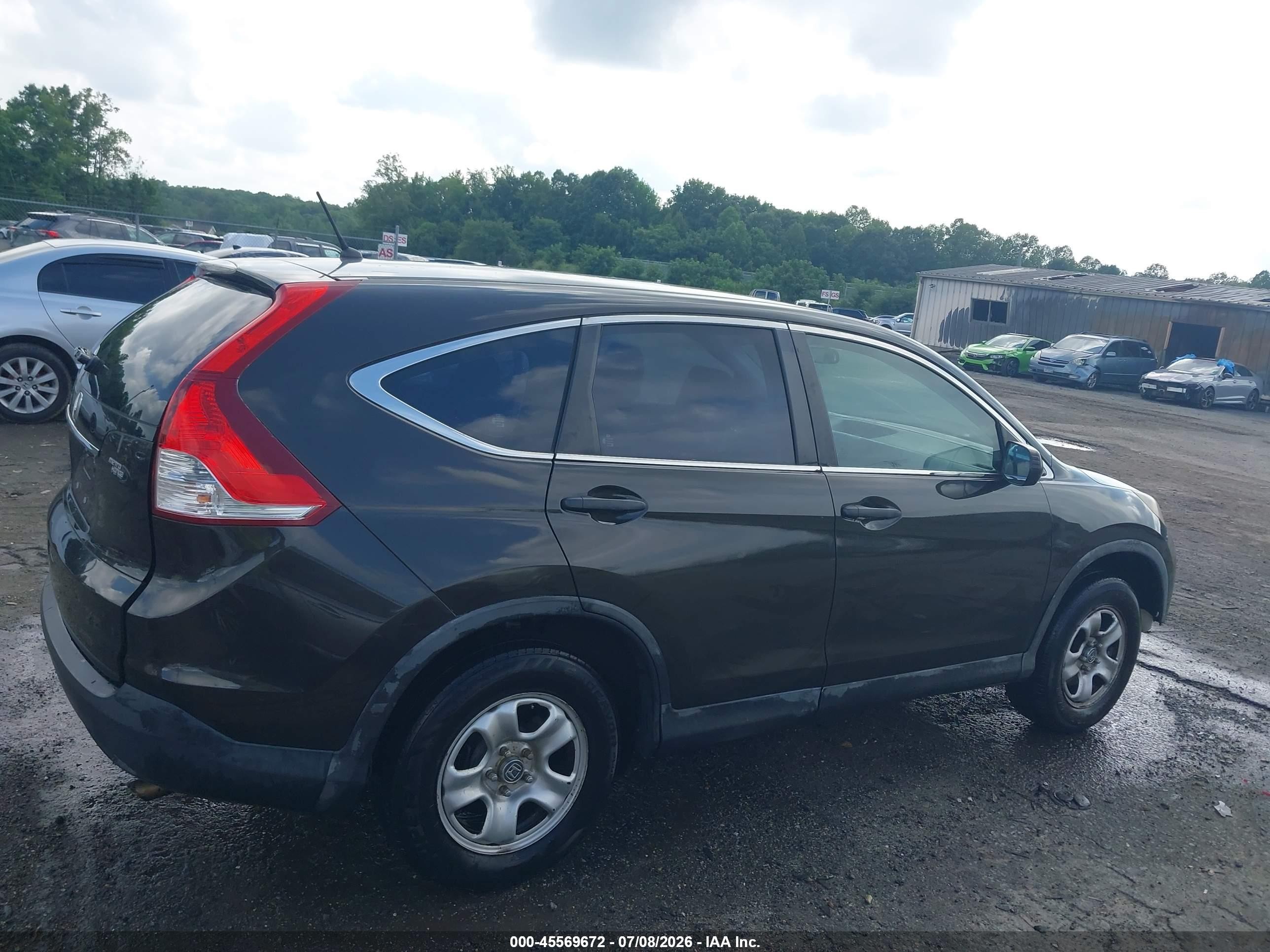2012 Honda Cr-v Lx Brown vin: 5J6RM3H39CL012074