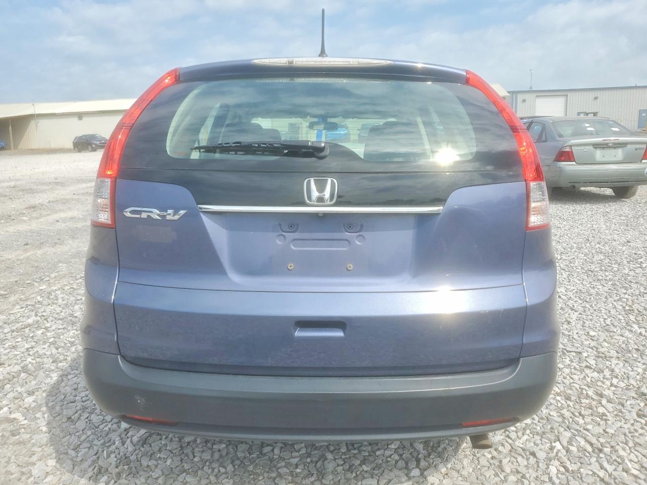 2012 Honda Cr-v Lx Blue vin: 5J6RM3H39CL020997