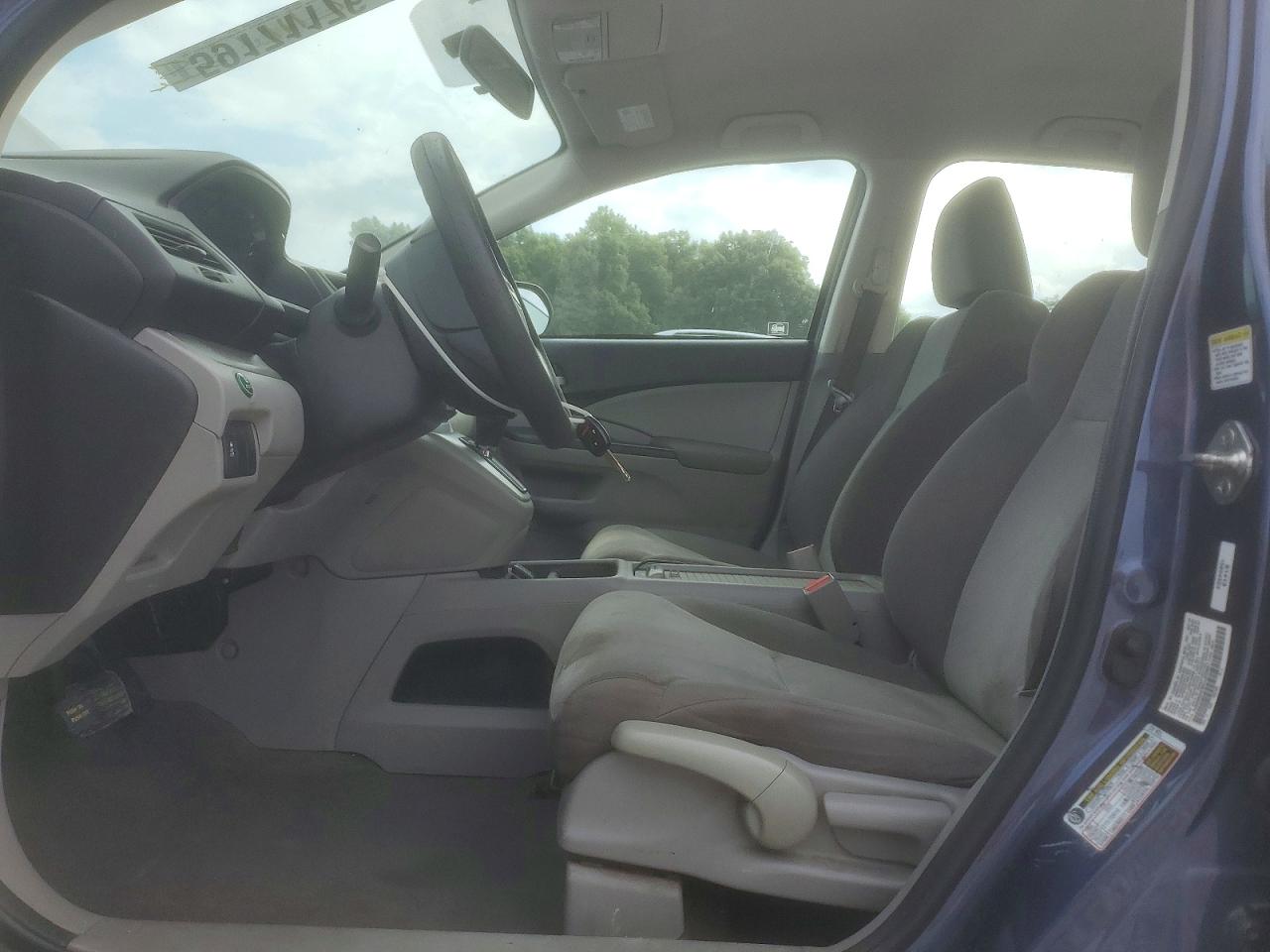 2012 Honda Cr-v Lx Blue vin: 5J6RM3H39CL020997