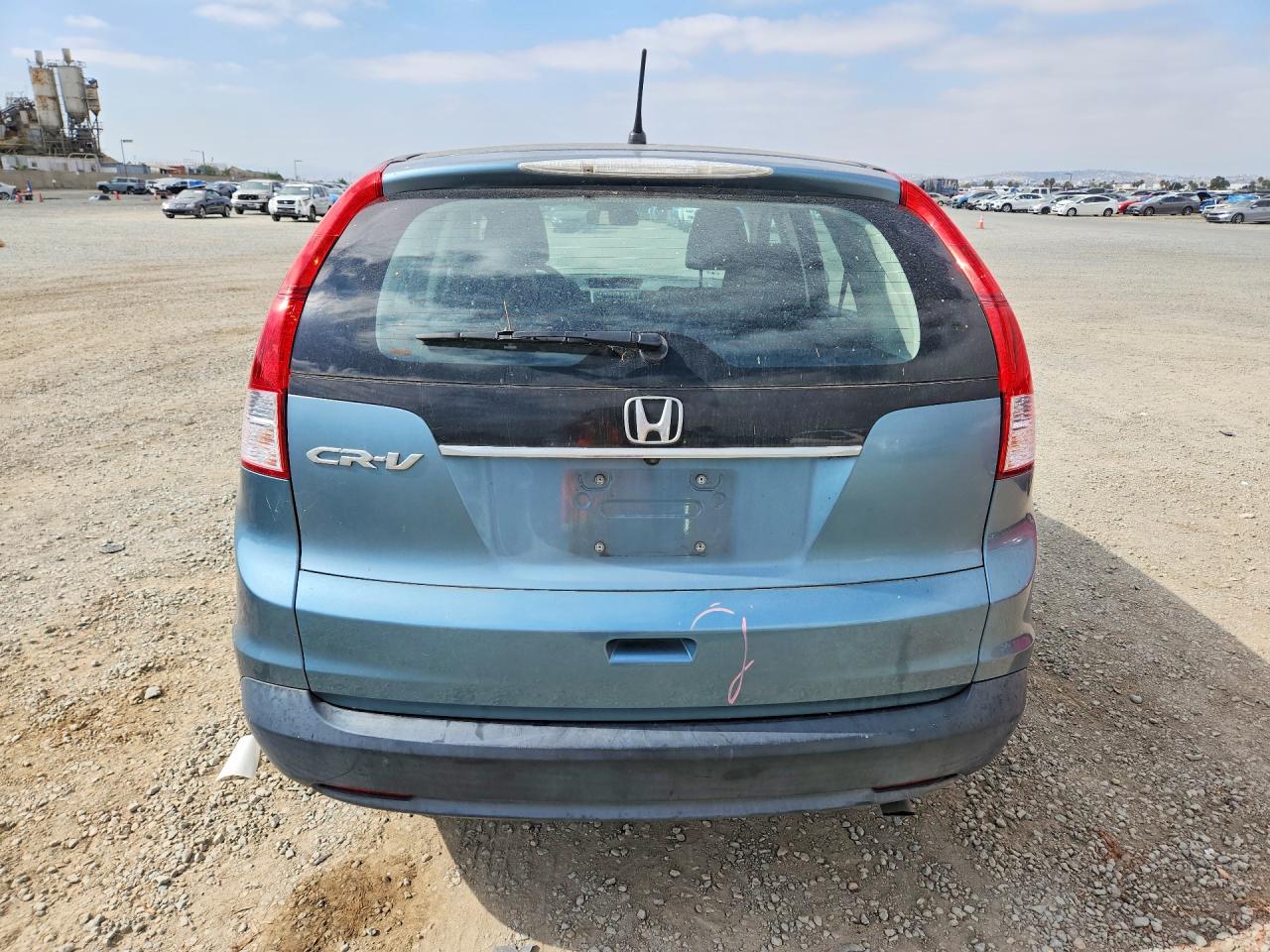 2013 Honda Cr-v Lx Blue vin: 5J6RM3H39DL013372