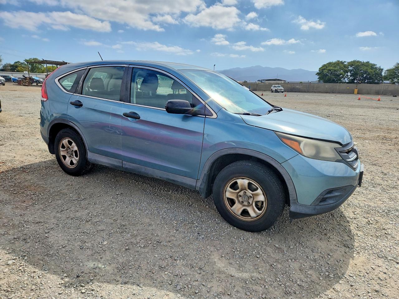 2013 Honda Cr-v Lx Blue vin: 5J6RM3H39DL013372