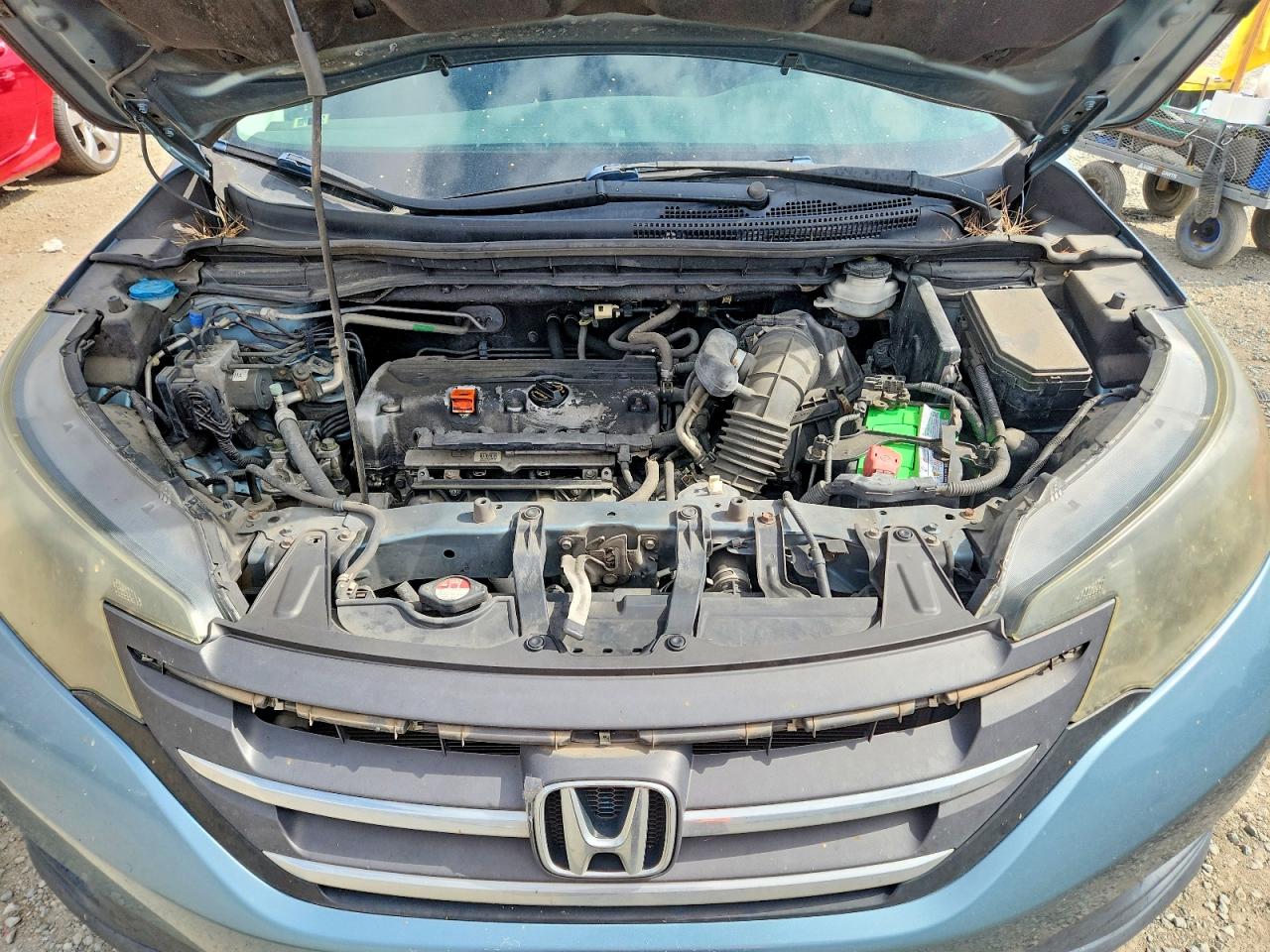 2013 Honda Cr-v Lx Blue vin: 5J6RM3H39DL013372