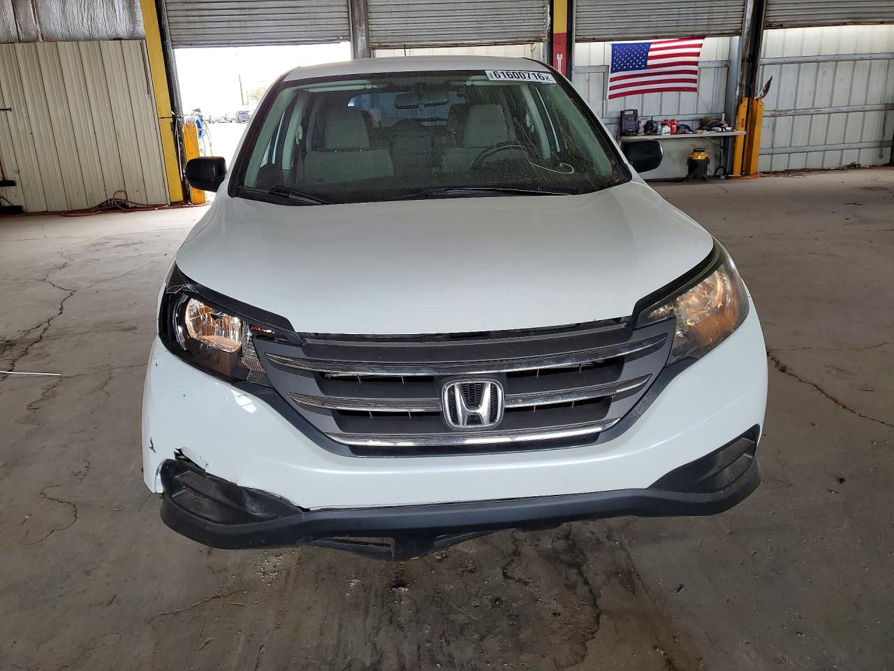 2013 Honda Cr-v Lx White vin: 5J6RM3H39DL044539