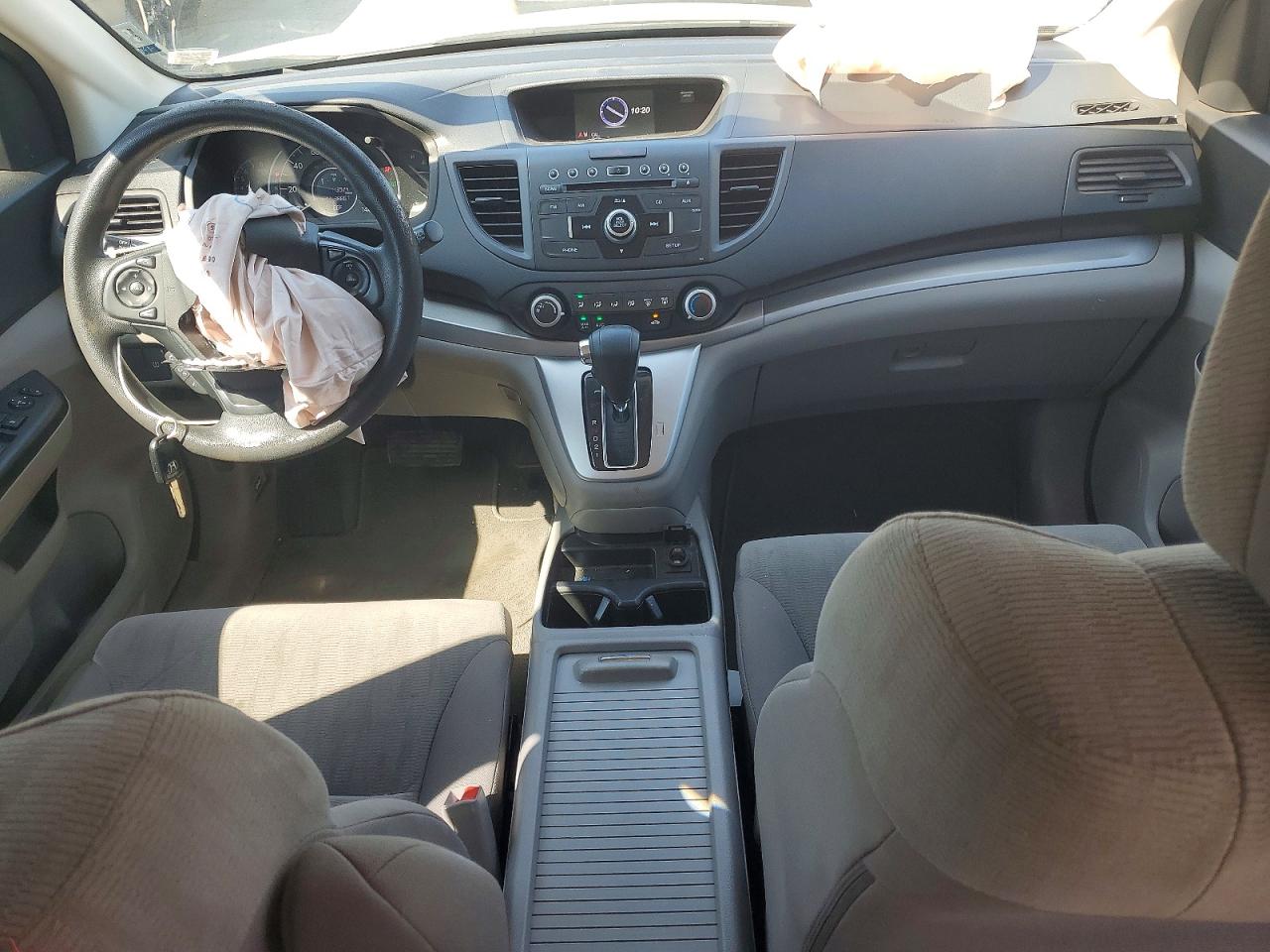 2014 Honda Cr-v Lx White vin: 5J6RM3H39EL036734