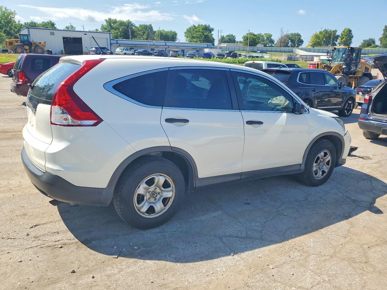 2014 Honda Cr-v Lx White vin: 5J6RM3H39EL036734