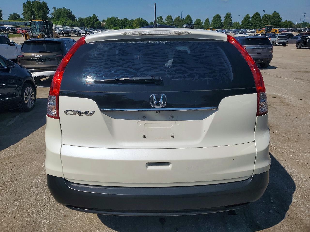 2014 Honda Cr-v Lx White vin: 5J6RM3H39EL036734