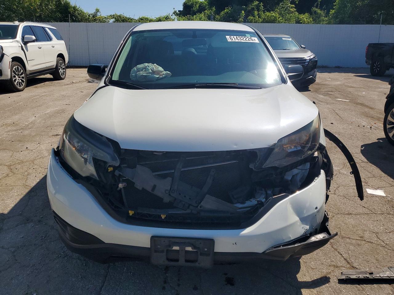 2014 Honda Cr-v Lx White vin: 5J6RM3H39EL036734