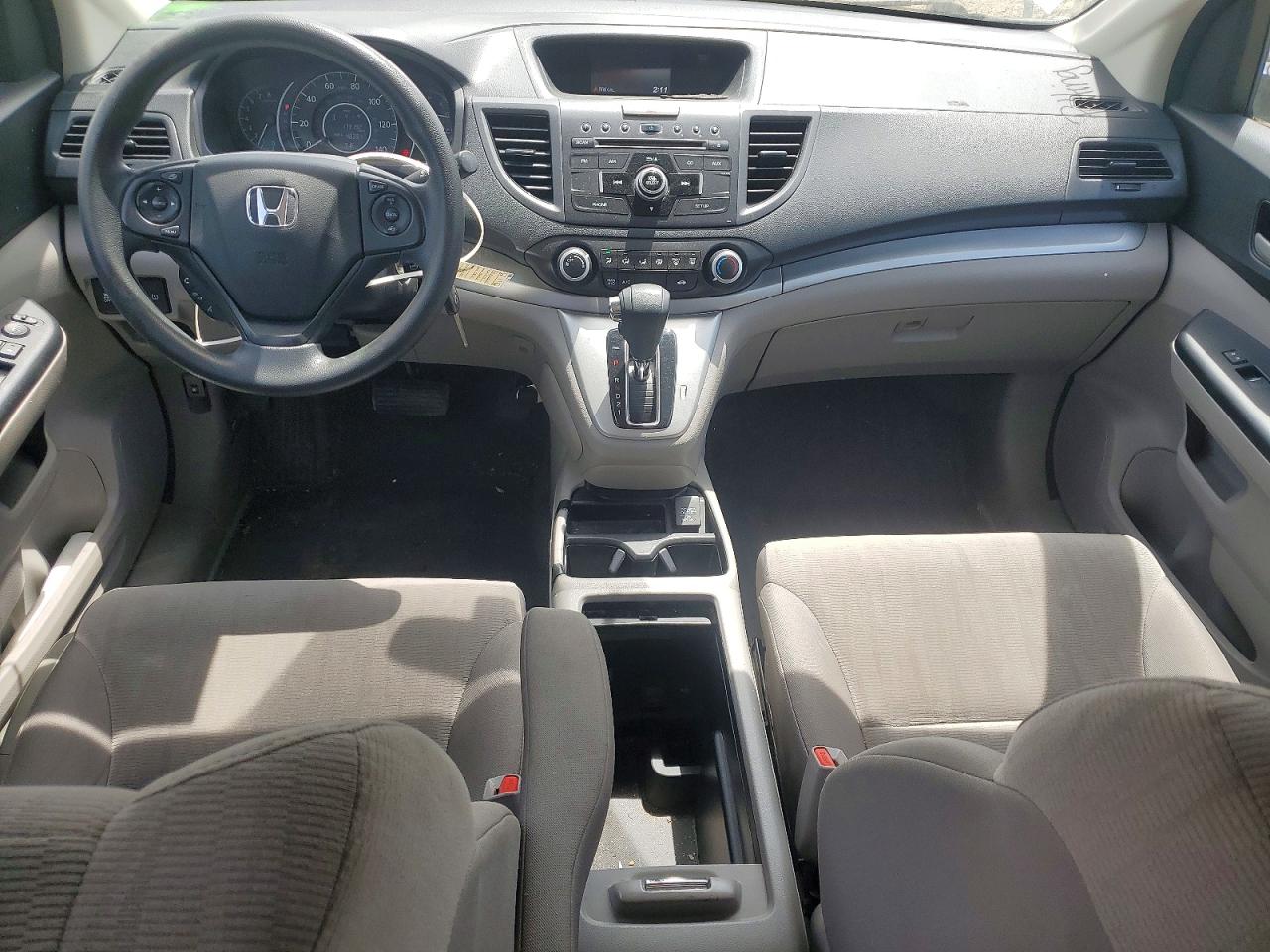 2014 Honda Cr-v Lx White vin: 5J6RM3H39EL045045