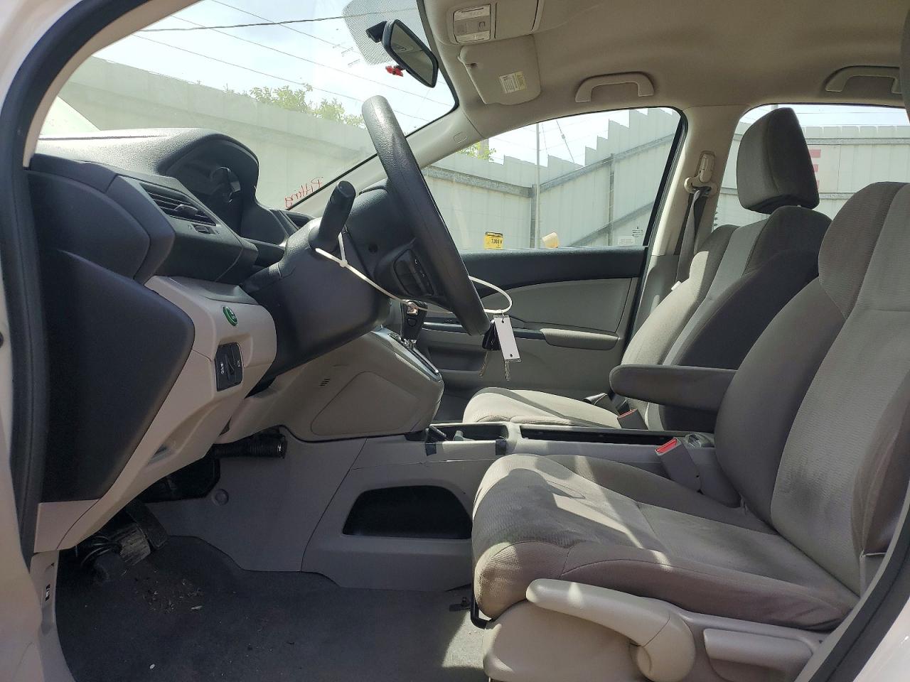 2014 Honda Cr-v Lx White vin: 5J6RM3H39EL045045
