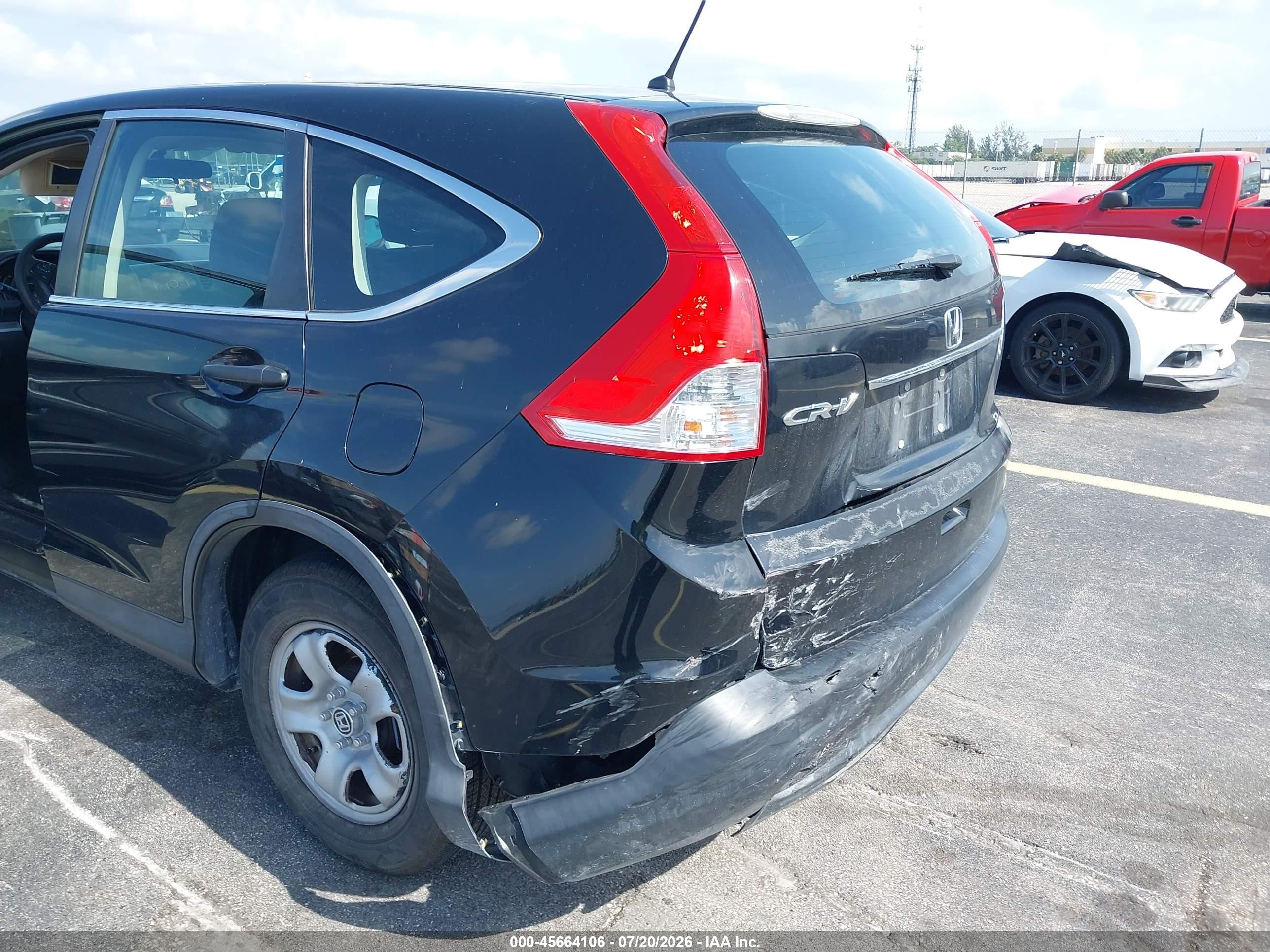 2012 Honda Cr-v Lx Черный vin: 5J6RM3H3XCL014710