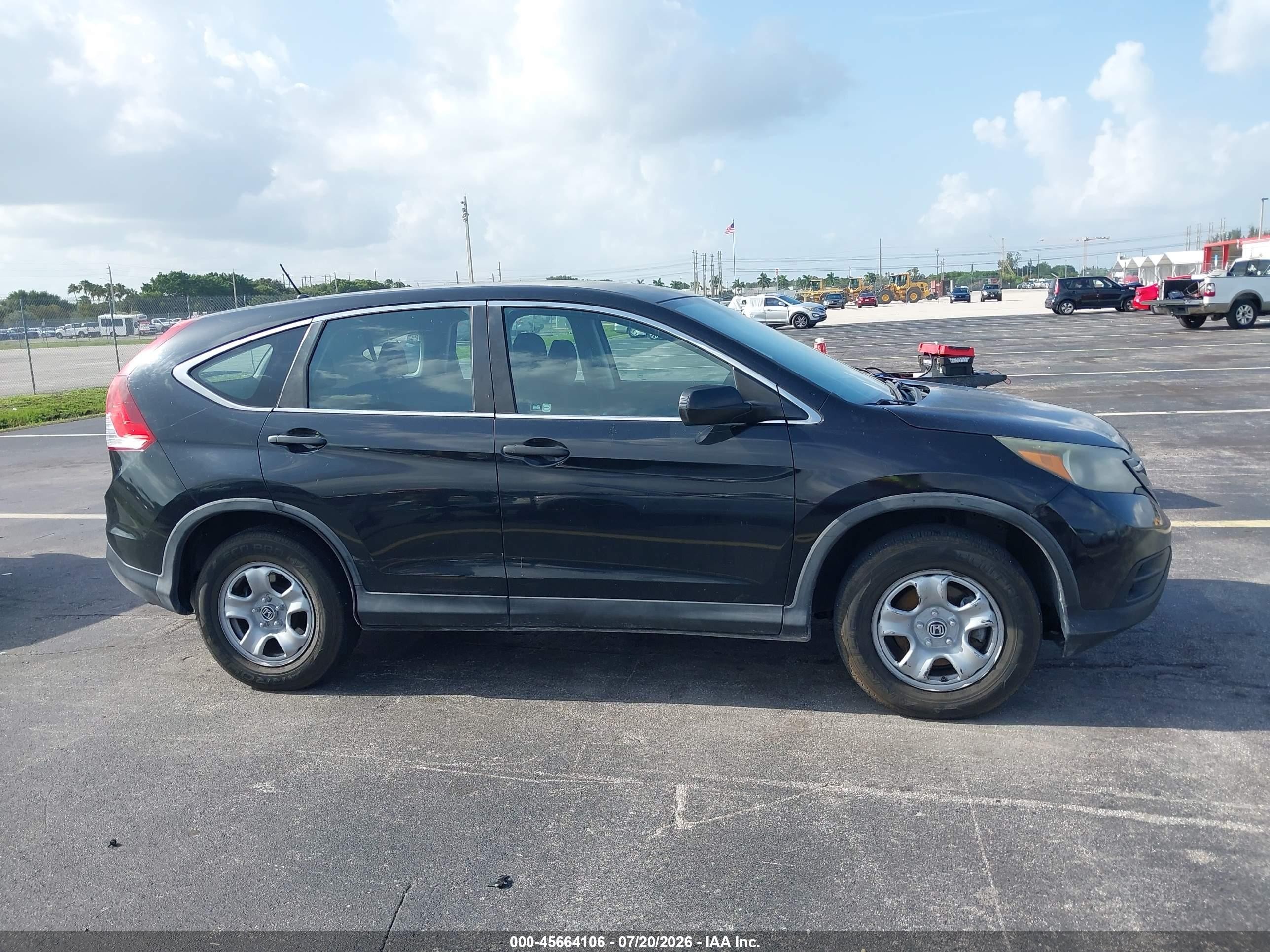 2012 Honda Cr-v Lx Черный vin: 5J6RM3H3XCL014710
