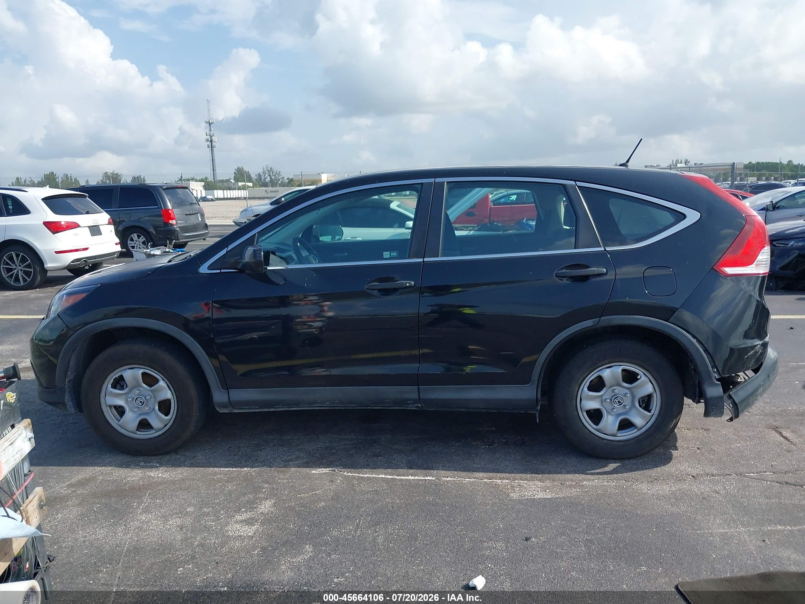 2012 Honda Cr-v Lx Черный vin: 5J6RM3H3XCL014710