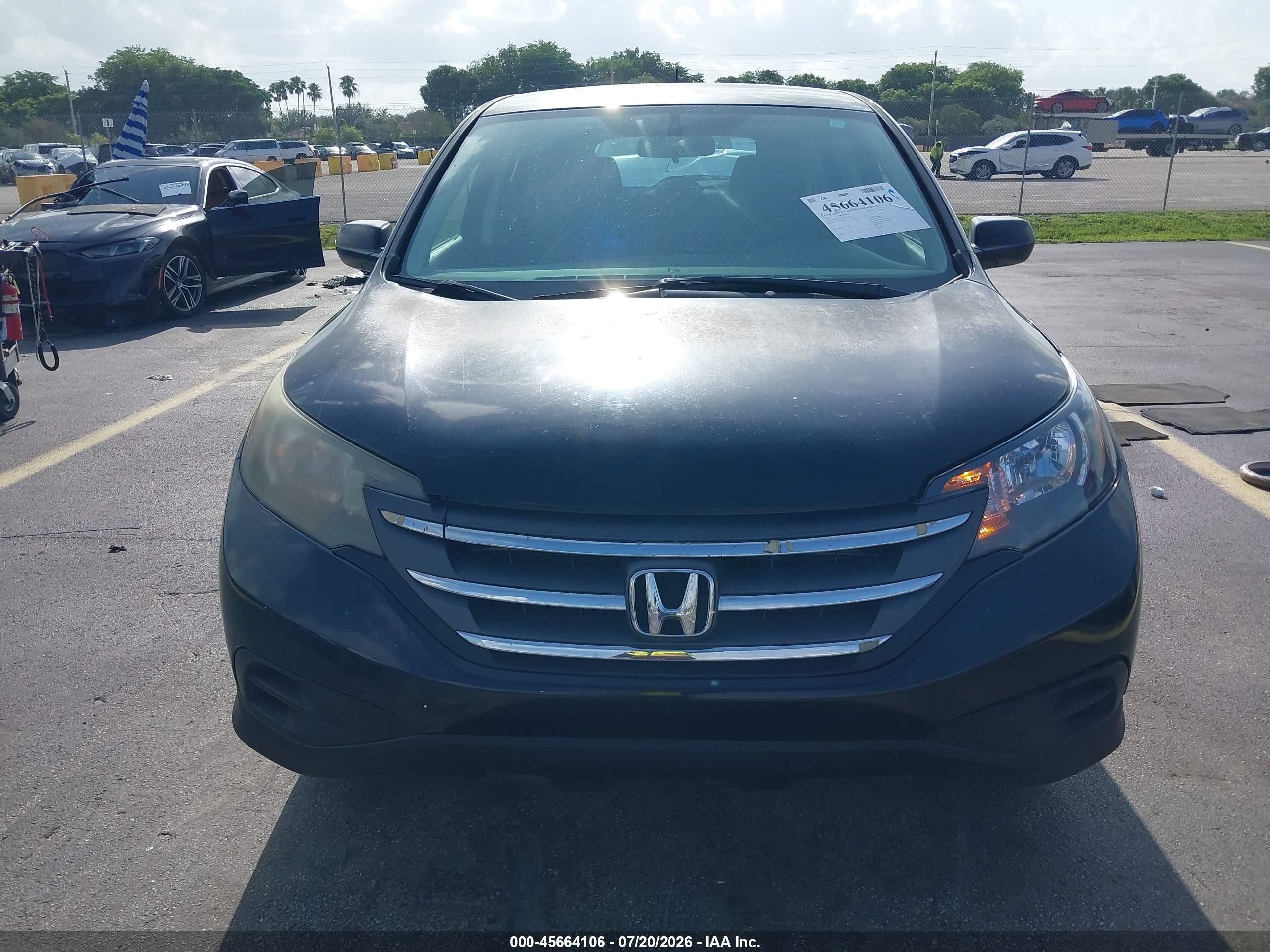 2012 Honda Cr-v Lx Черный vin: 5J6RM3H3XCL014710