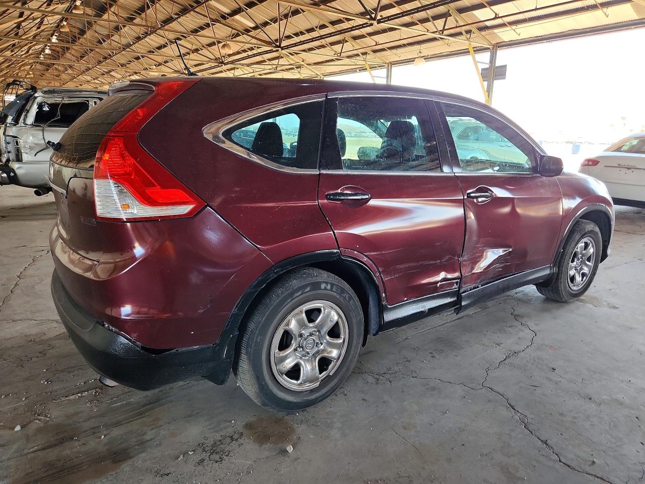 2012 Honda Cr-v Lx Бордовый vin: 5J6RM3H3XCL022810