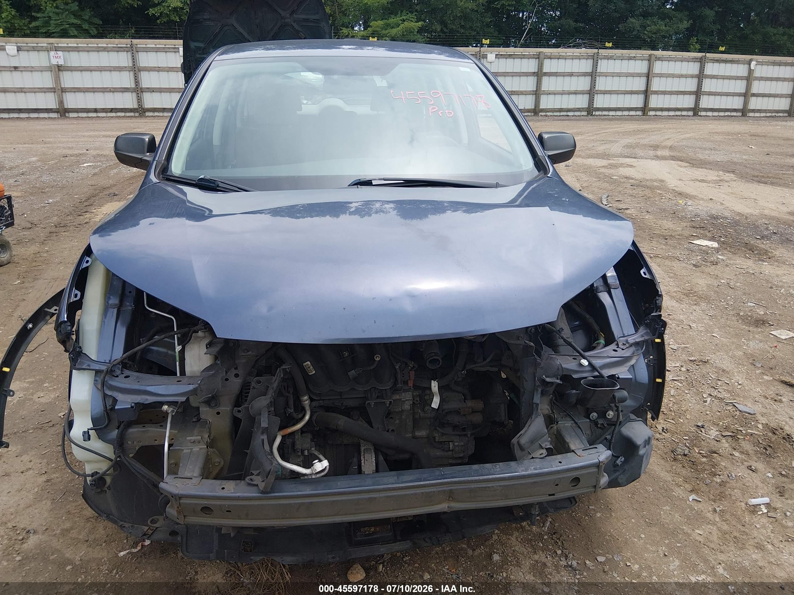 2012 Honda Cr-v Lx Синий vin: 5J6RM3H3XCL027411
