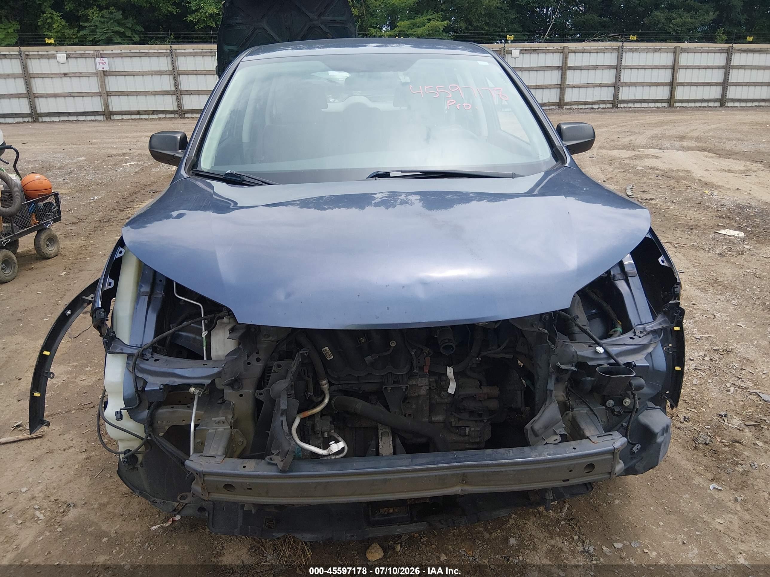 2012 Honda Cr-v Lx Синий vin: 5J6RM3H3XCL027411