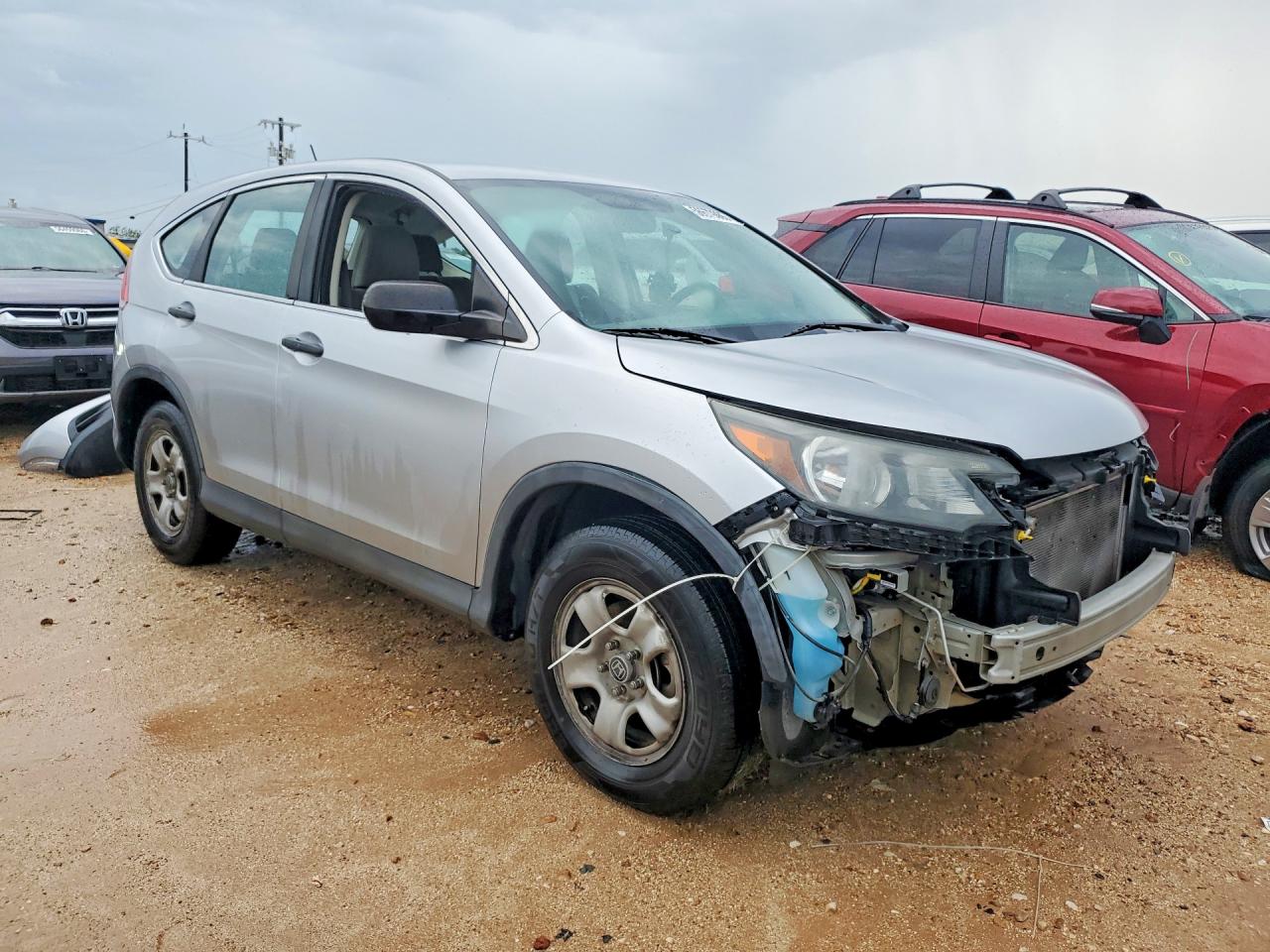 2012 Honda Cr-v Lx Silver vin: 5J6RM3H3XCL035153