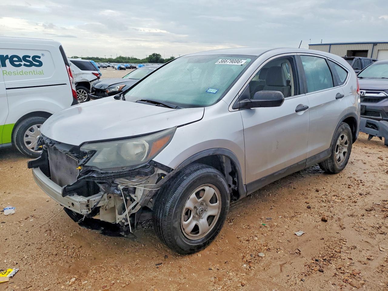 2012 Honda Cr-v Lx Silver vin: 5J6RM3H3XCL035153