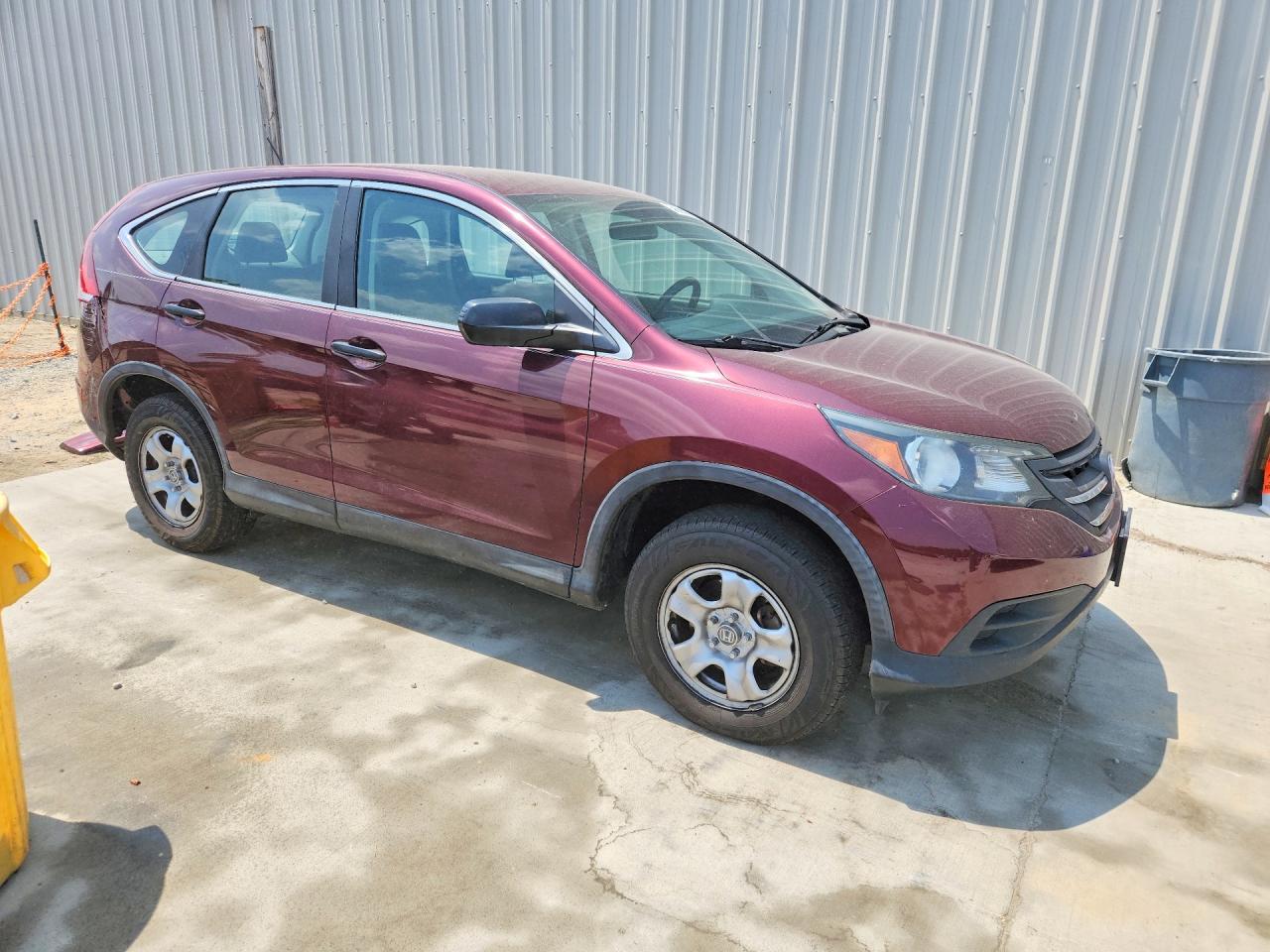 2013 Honda Cr-v Lx Burgundy vin: 5J6RM3H3XDL003918
