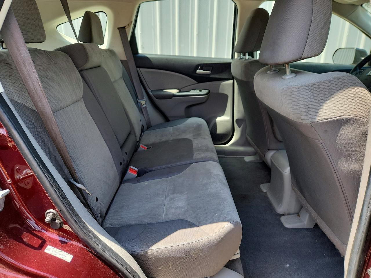 2013 Honda Cr-v Lx Burgundy vin: 5J6RM3H3XDL003918