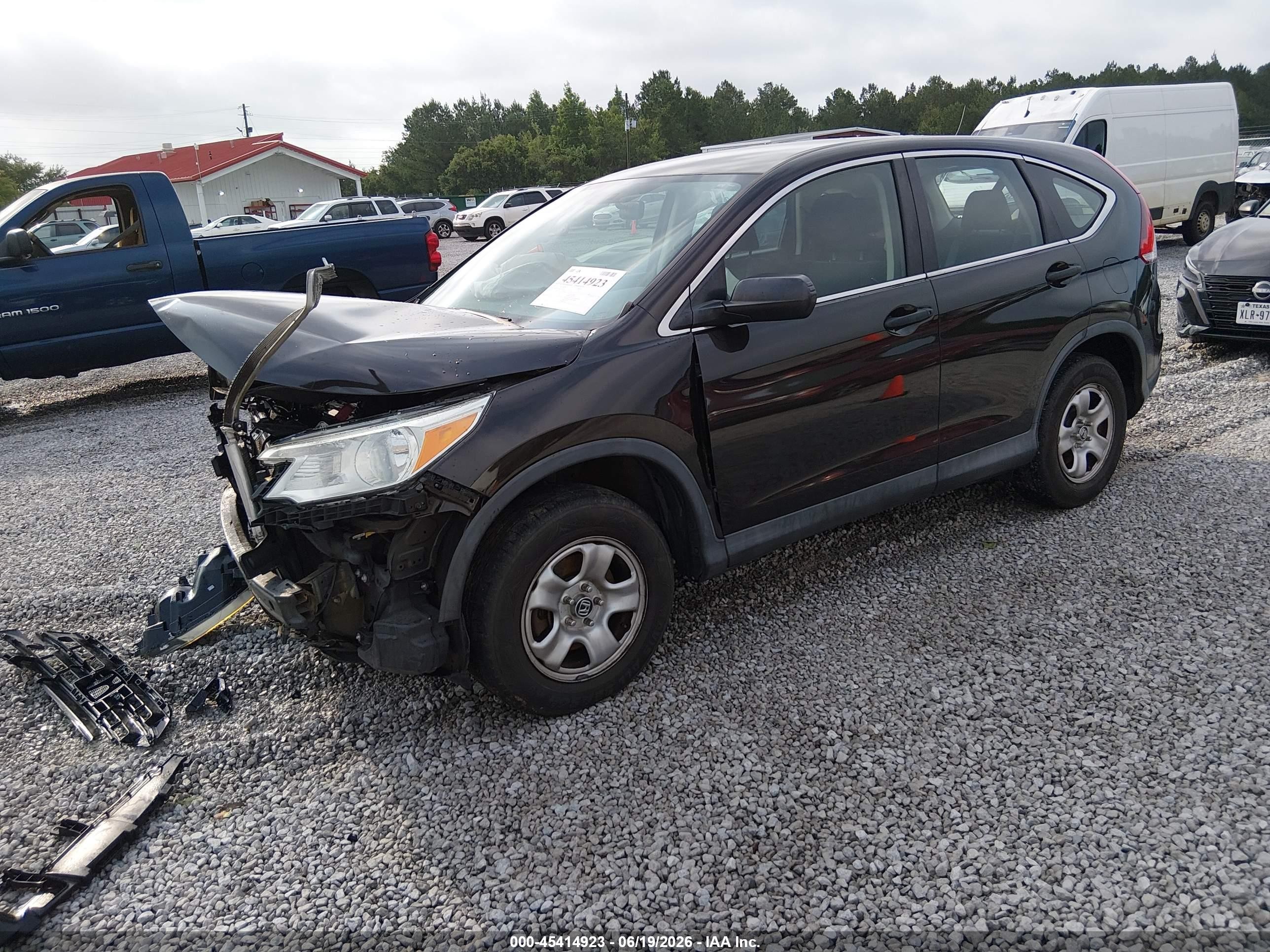 2013 Honda Cr-v Lx Черный vin: 5J6RM3H3XDL017141