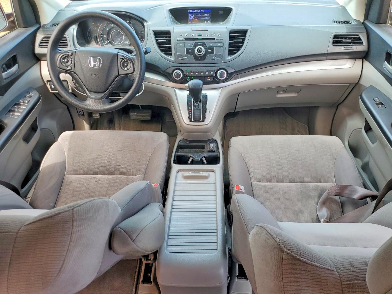 2013 Honda Cr-v Lx White vin: 5J6RM3H3XDL037695