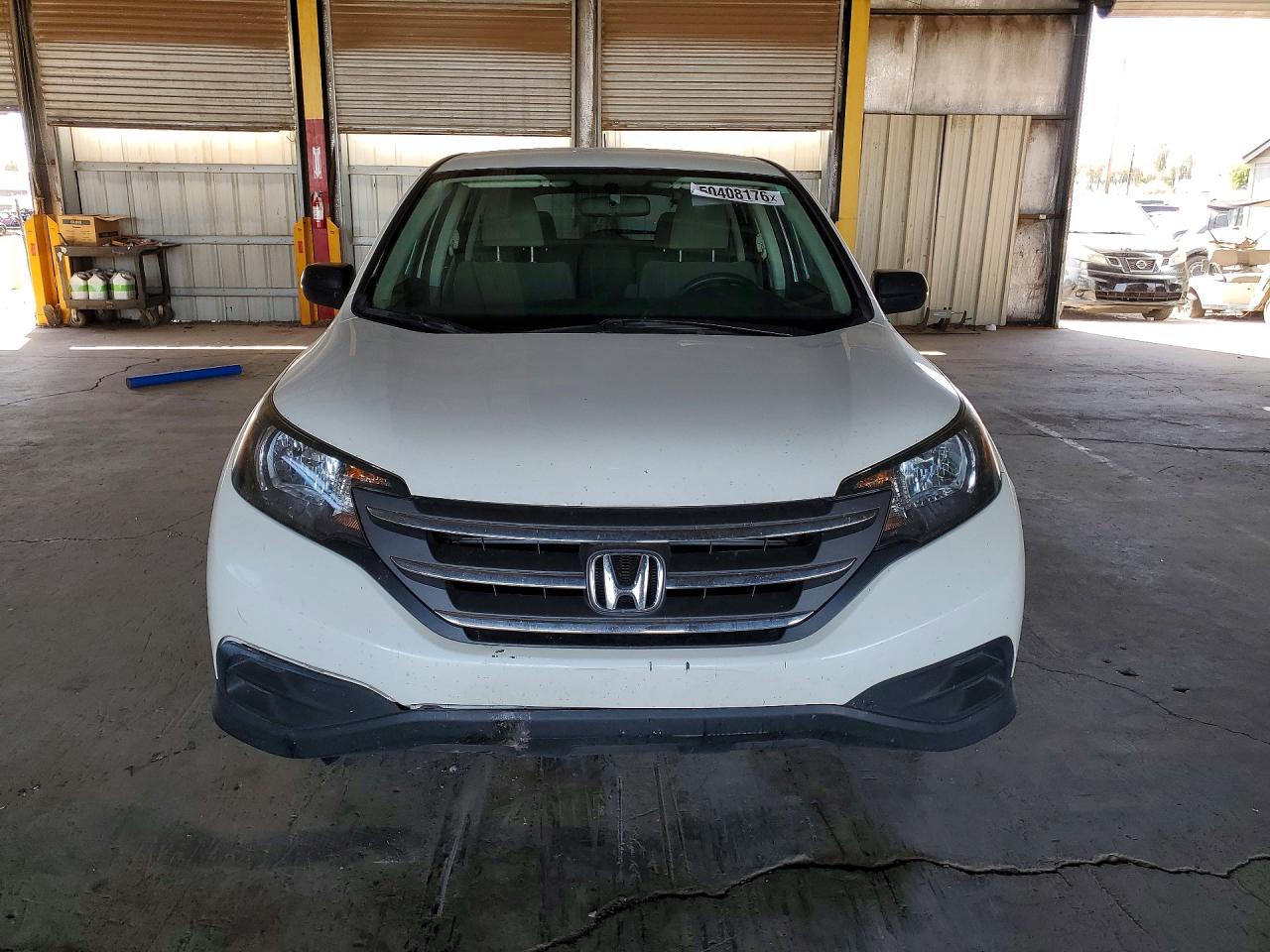 2013 Honda Cr-v Lx White vin: 5J6RM3H3XDL037728