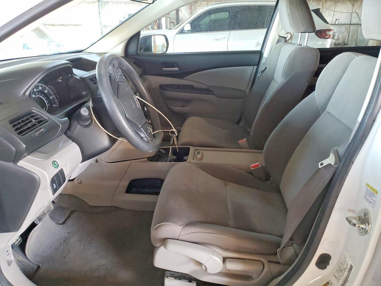 2013 Honda Cr-v Lx White vin: 5J6RM3H3XDL037728