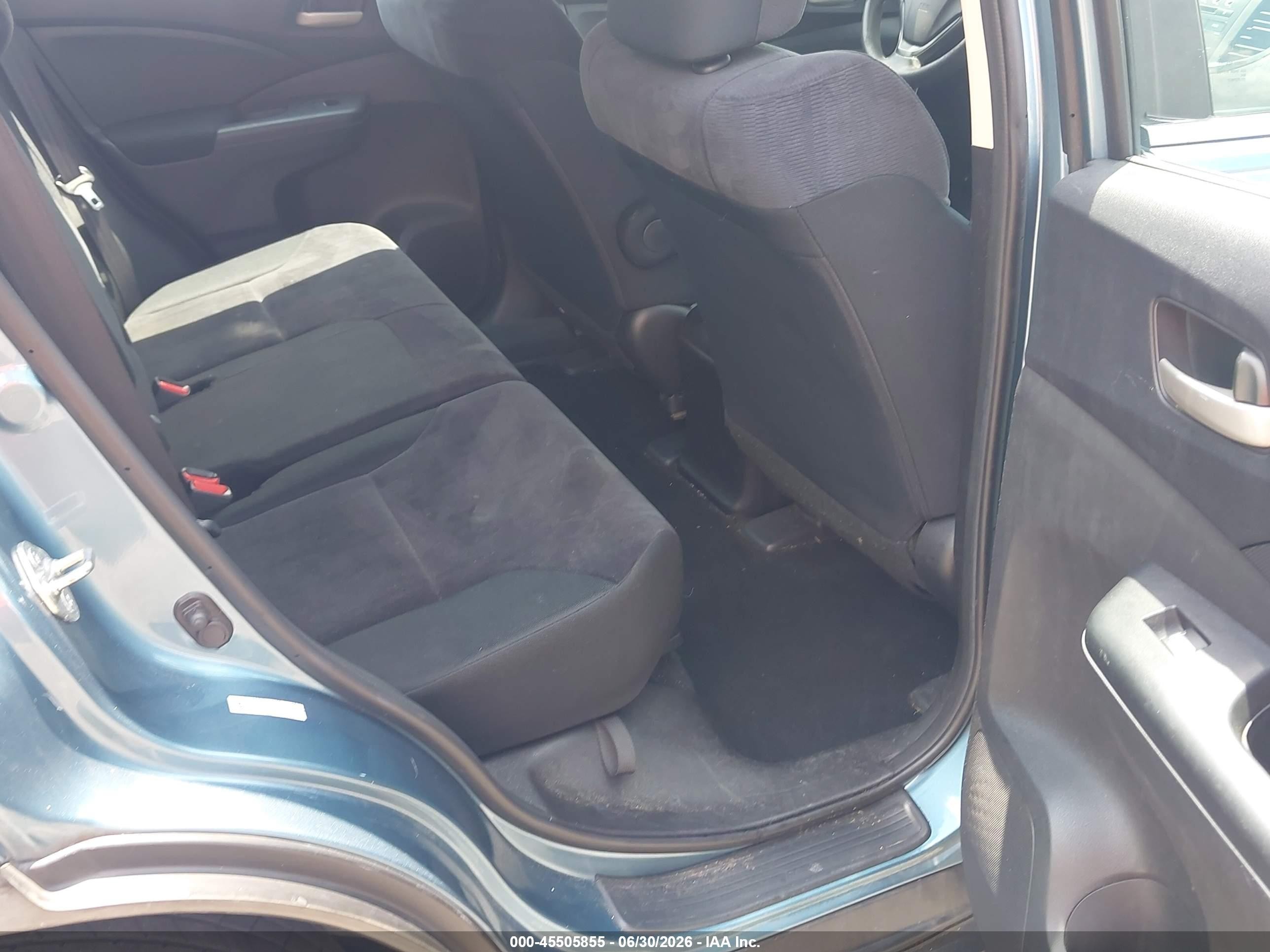 2013 Honda Cr-v Lx Light Blue vin: 5J6RM3H3XDL039561