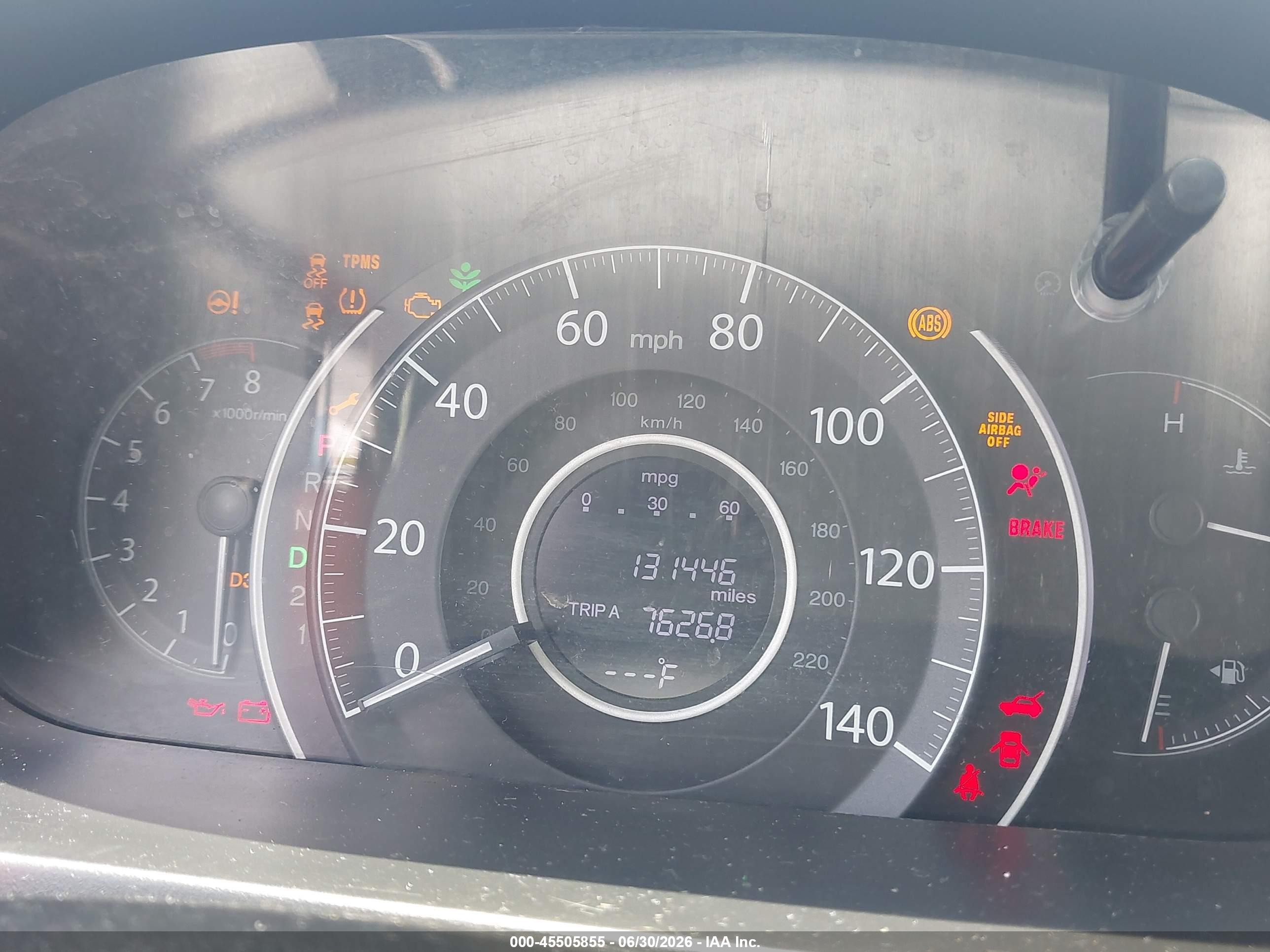 2013 Honda Cr-v Lx Light Blue vin: 5J6RM3H3XDL039561
