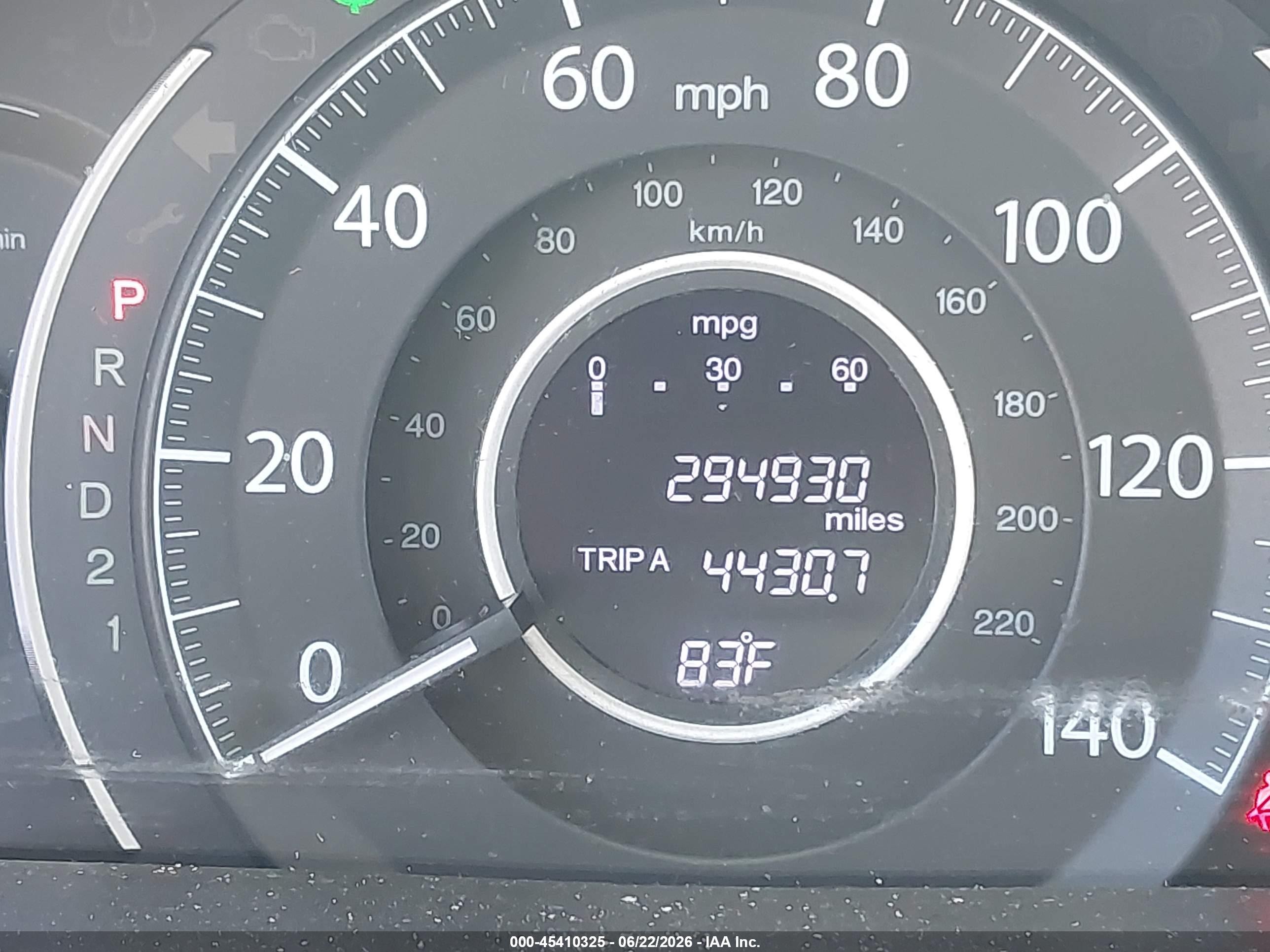 2013 Honda Cr-v Lx Burgundy vin: 5J6RM3H3XDL046073