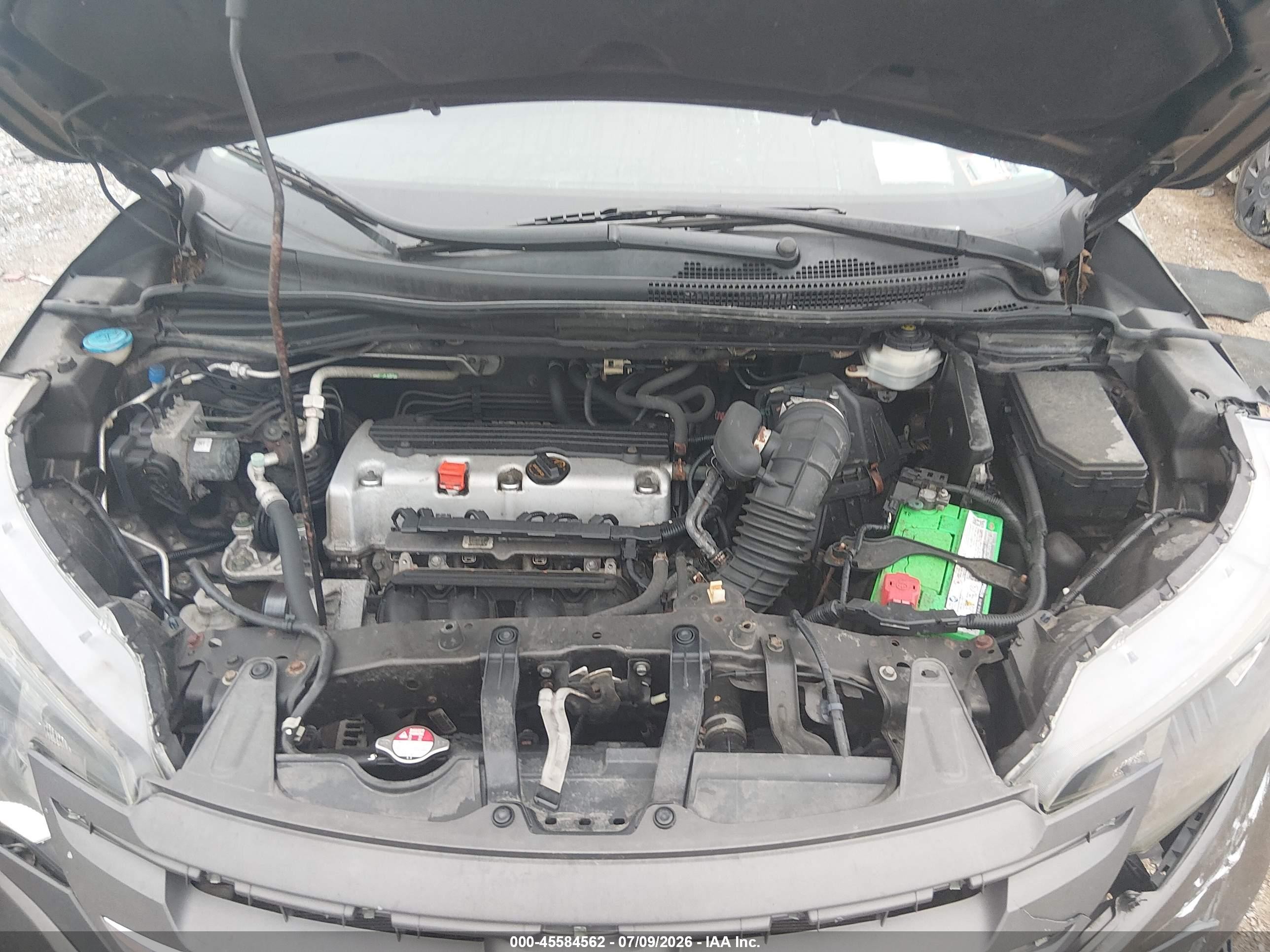 2014 Honda Cr-v Lx Gray vin: 5J6RM3H3XEL004035