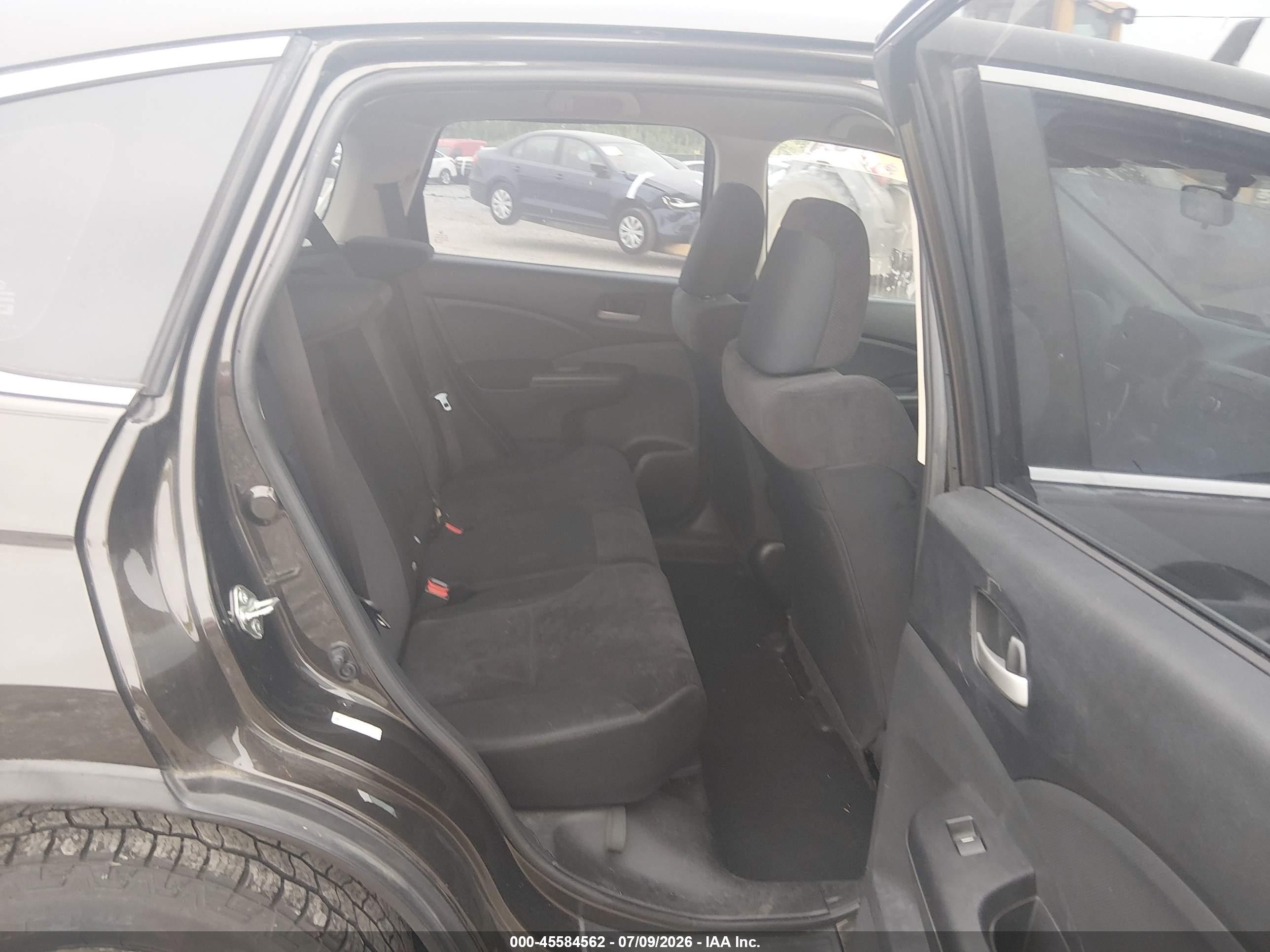 2014 Honda Cr-v Lx Gray vin: 5J6RM3H3XEL004035