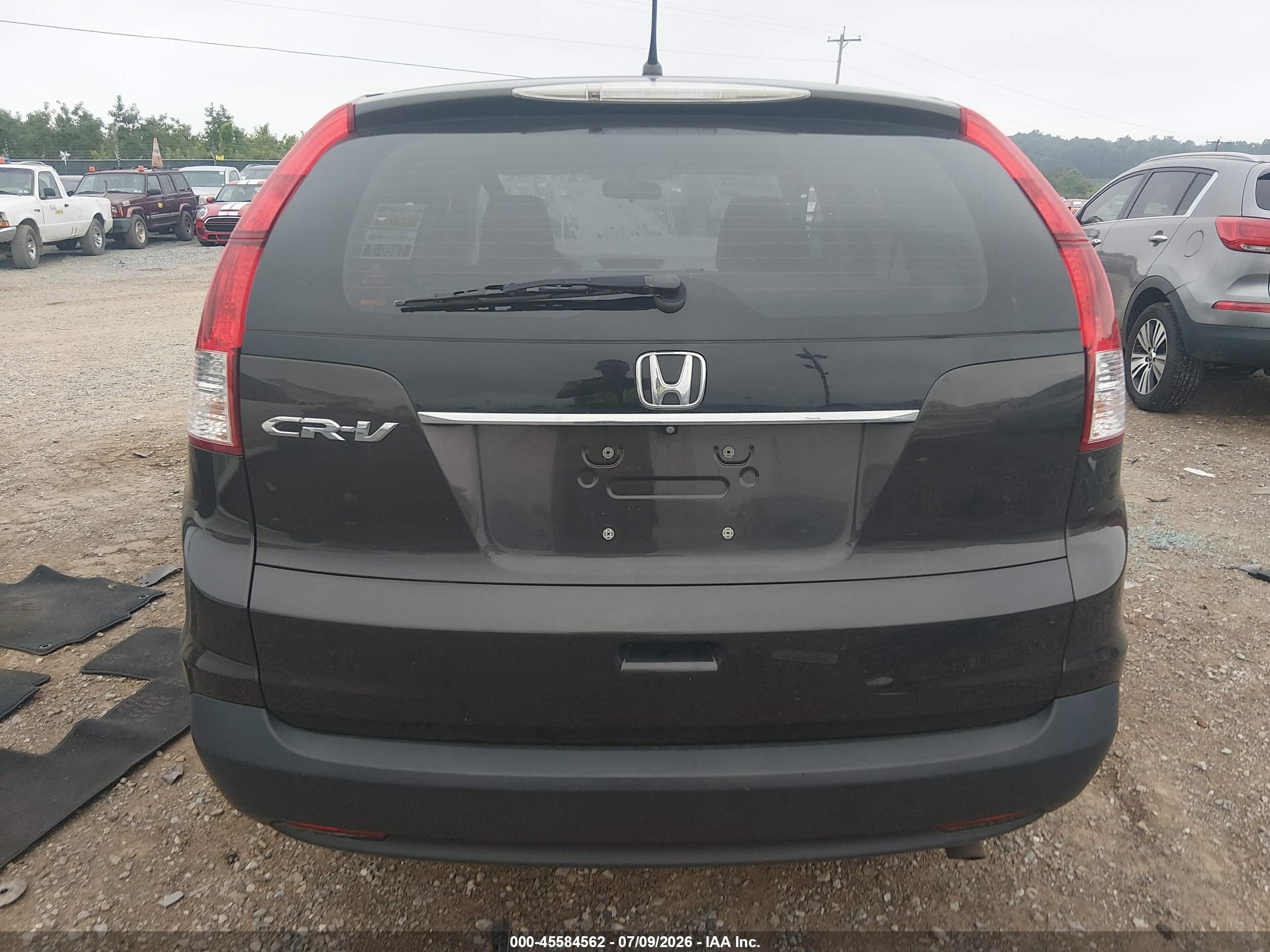 2014 Honda Cr-v Lx Gray vin: 5J6RM3H3XEL004035