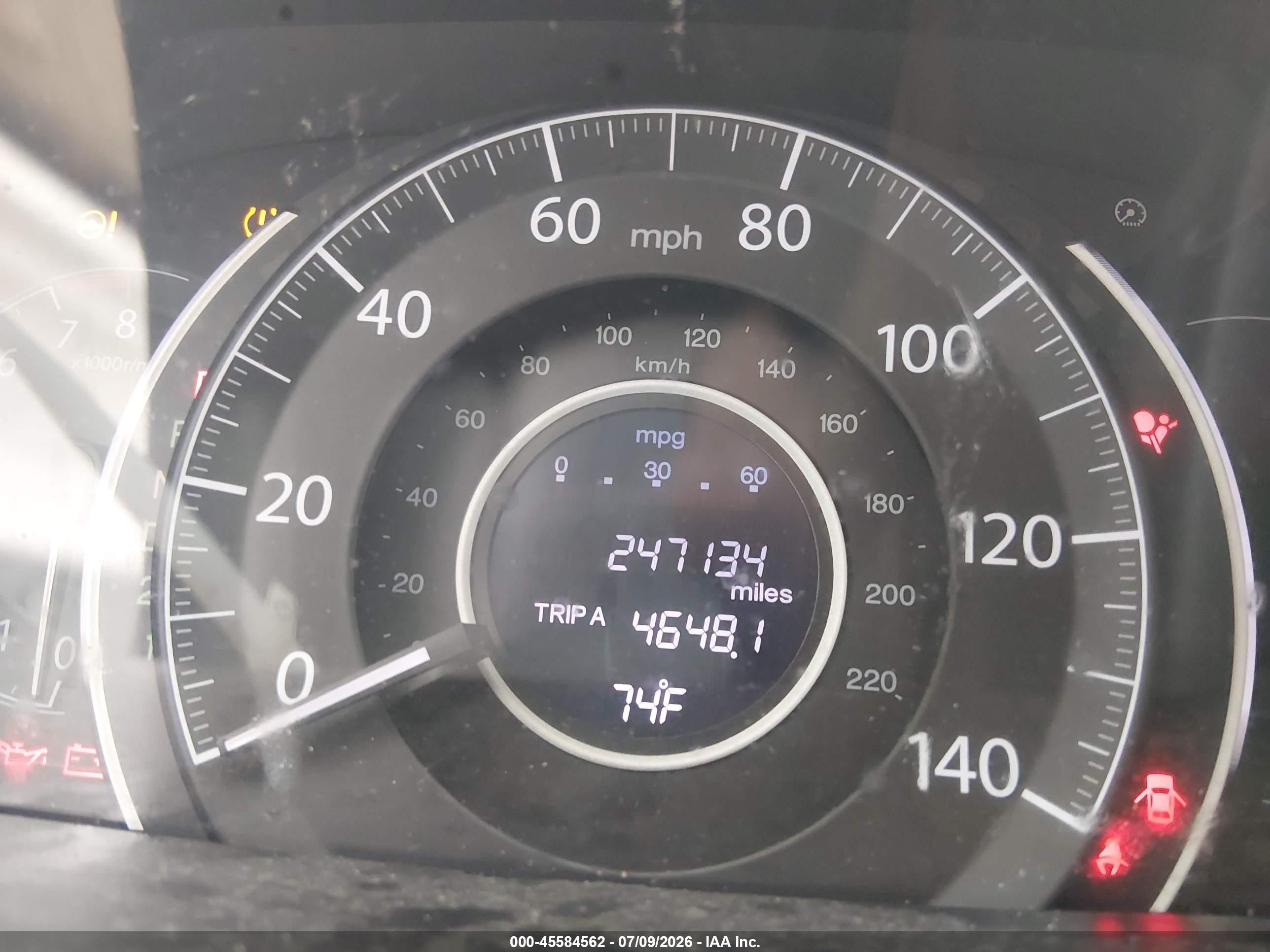2014 Honda Cr-v Lx Gray vin: 5J6RM3H3XEL004035